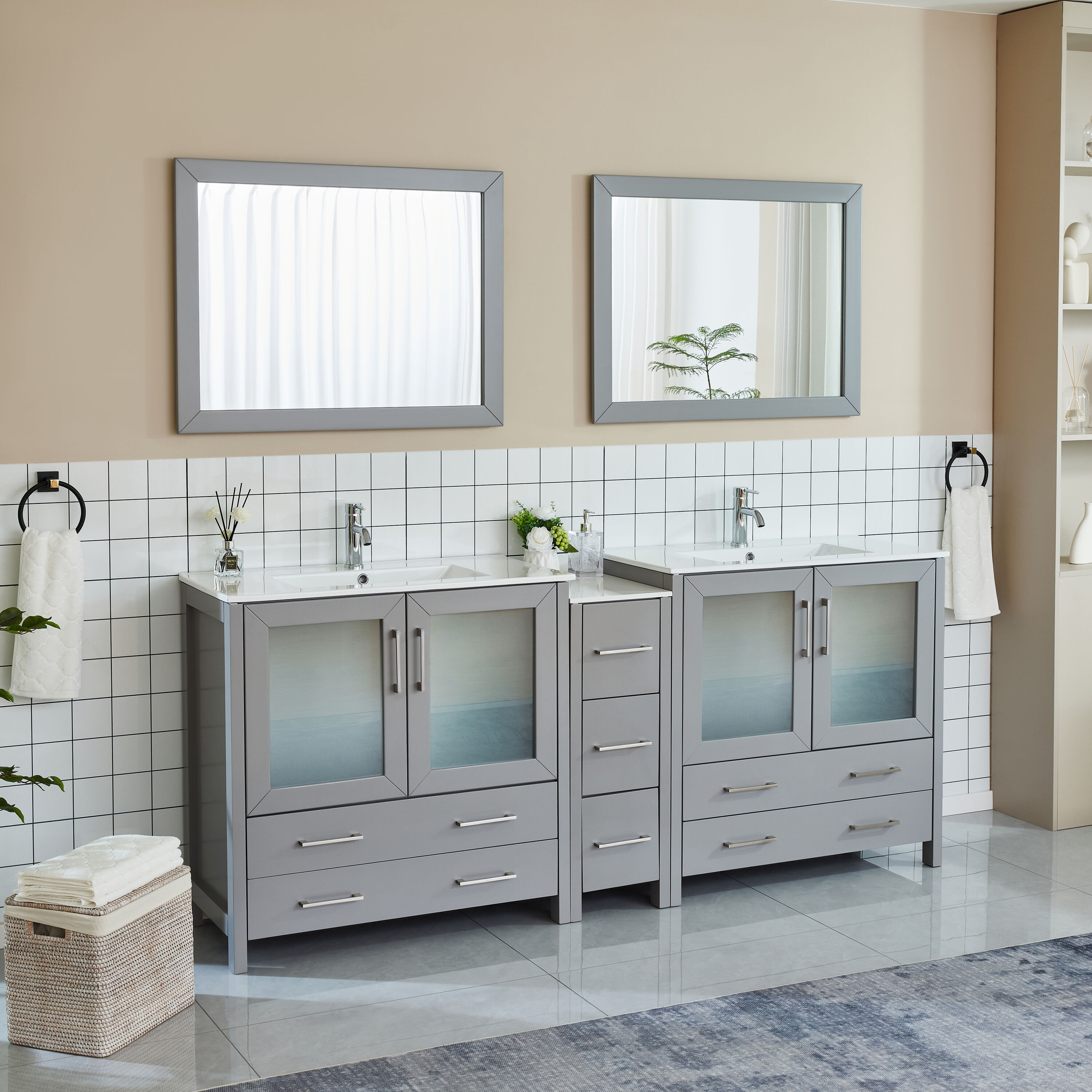 Vanity Art VA3036-84G Bath-Vanity-Combo - View #8