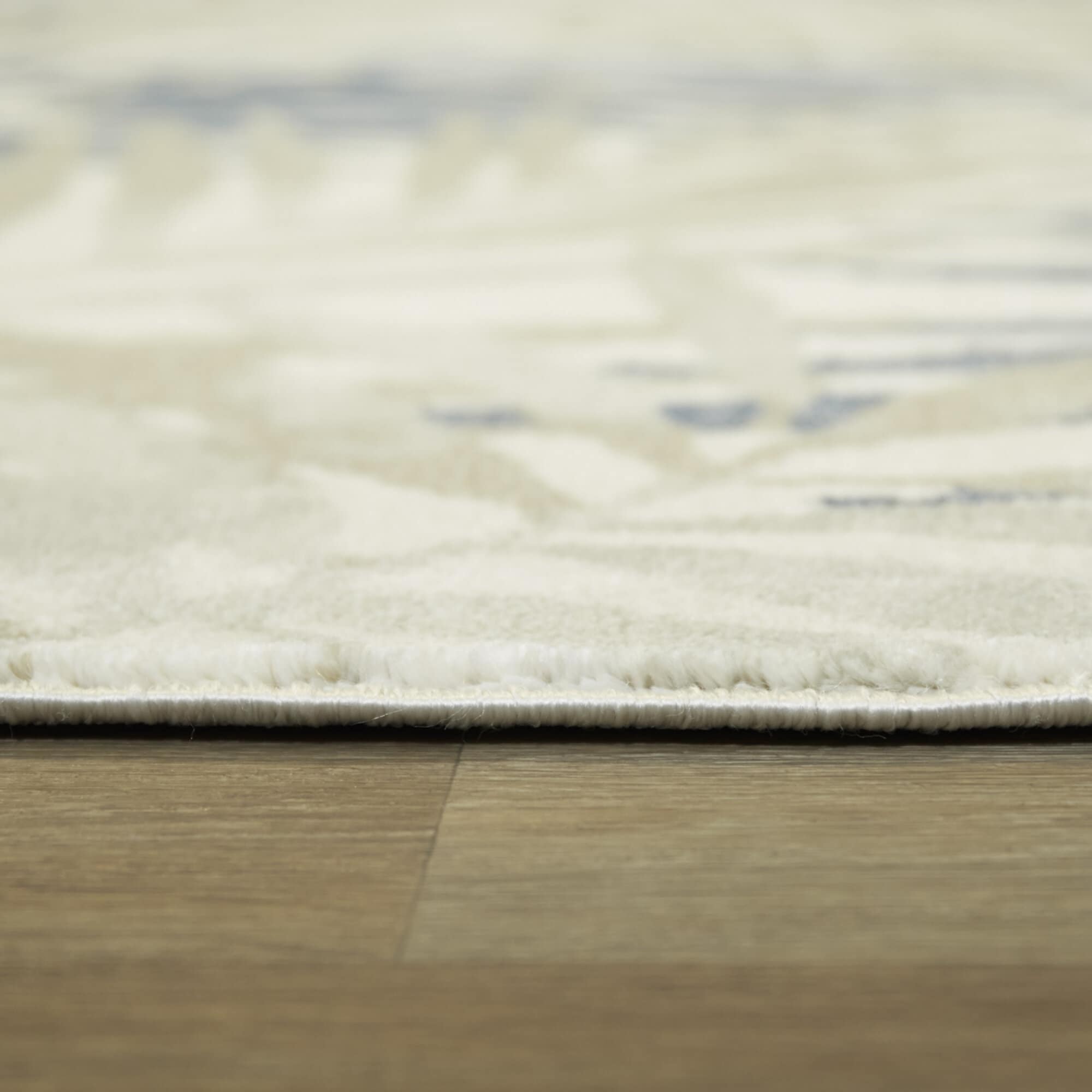 Margaret Tropical Blue and Beige Synthetic 8' x 10' Area Rug