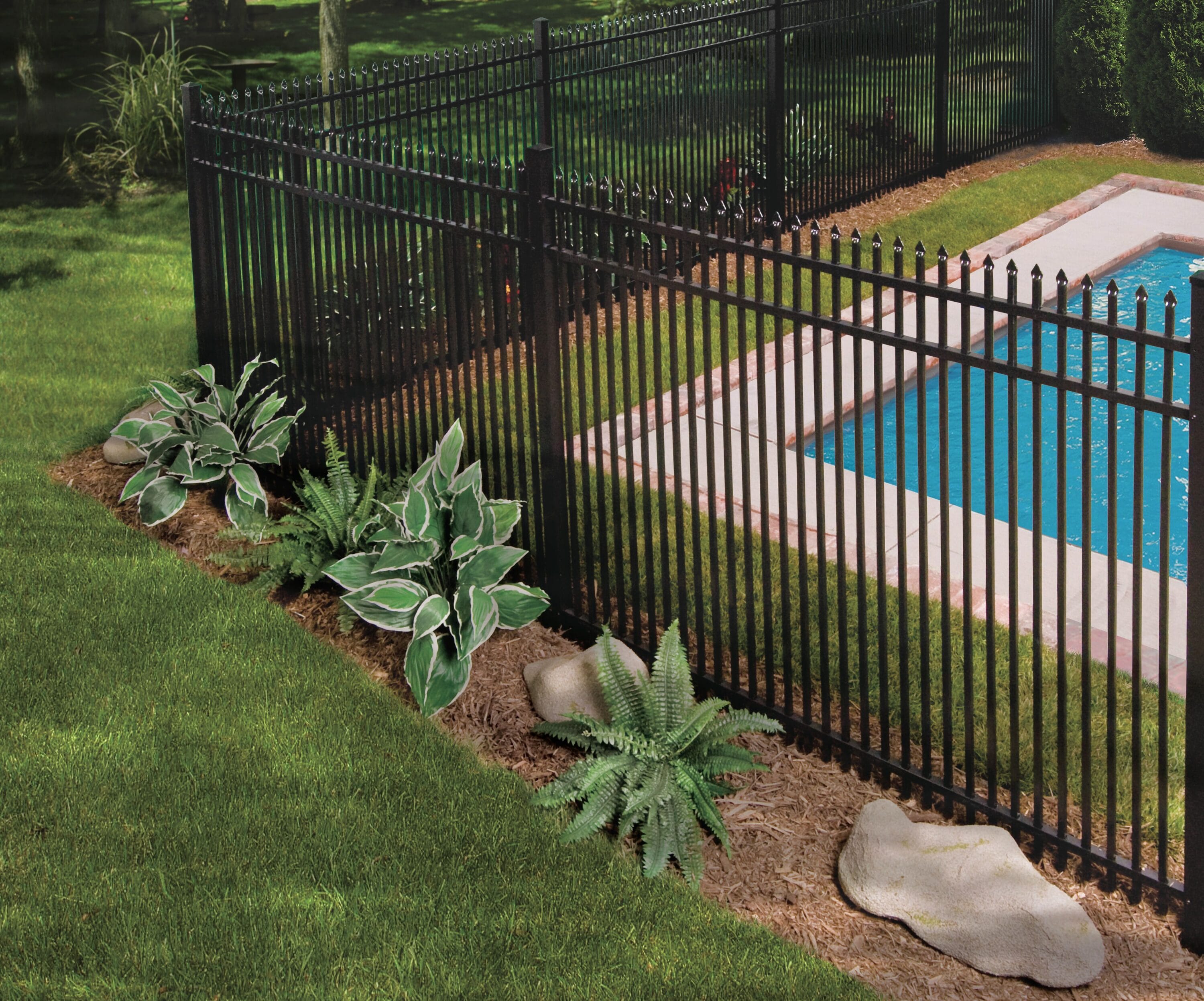 Freedom   5x6 Oxford Aluminum Fence