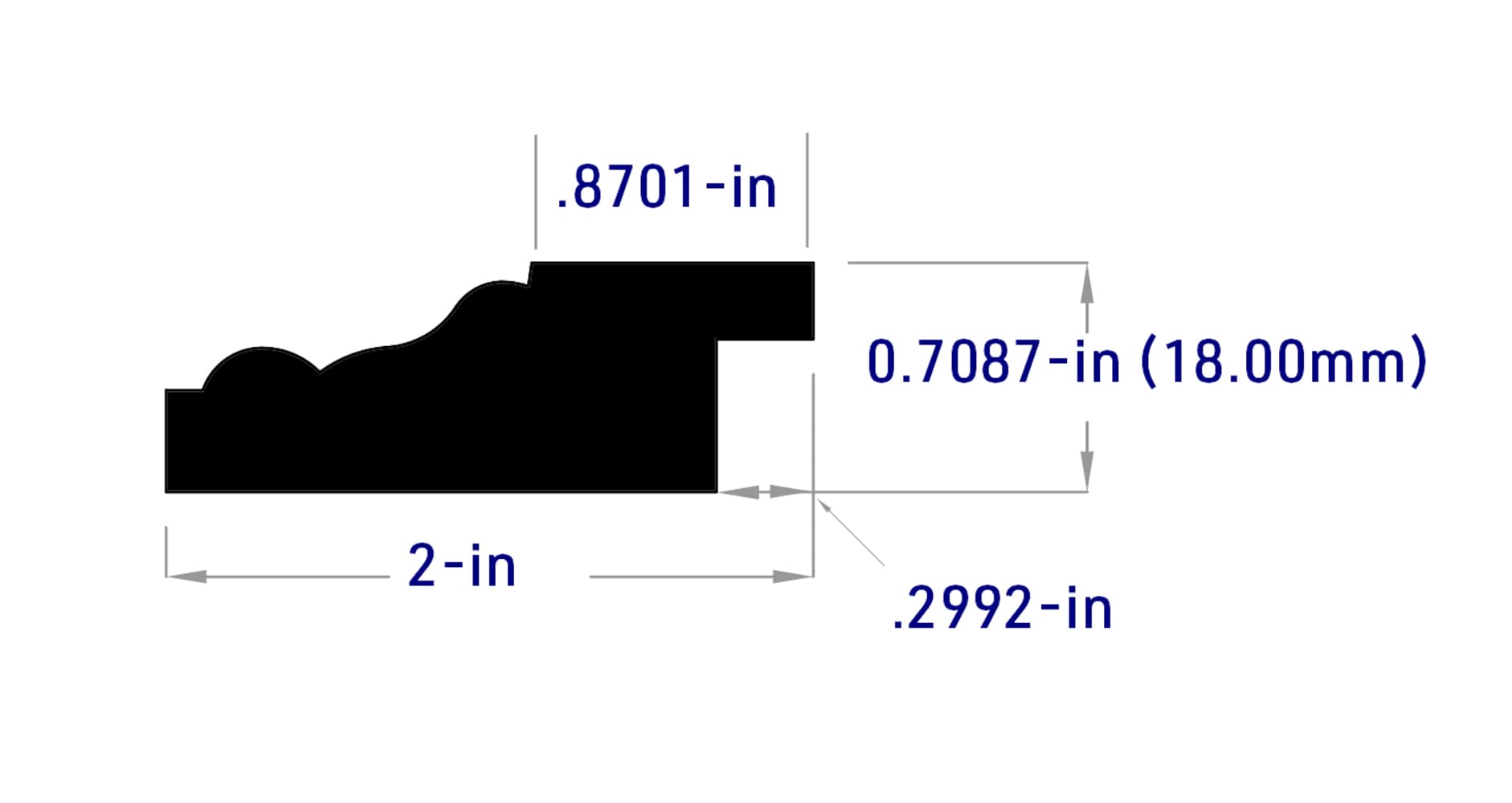 RELIABILT L04WCAP508 Wall-Panel-Moulding - View #5