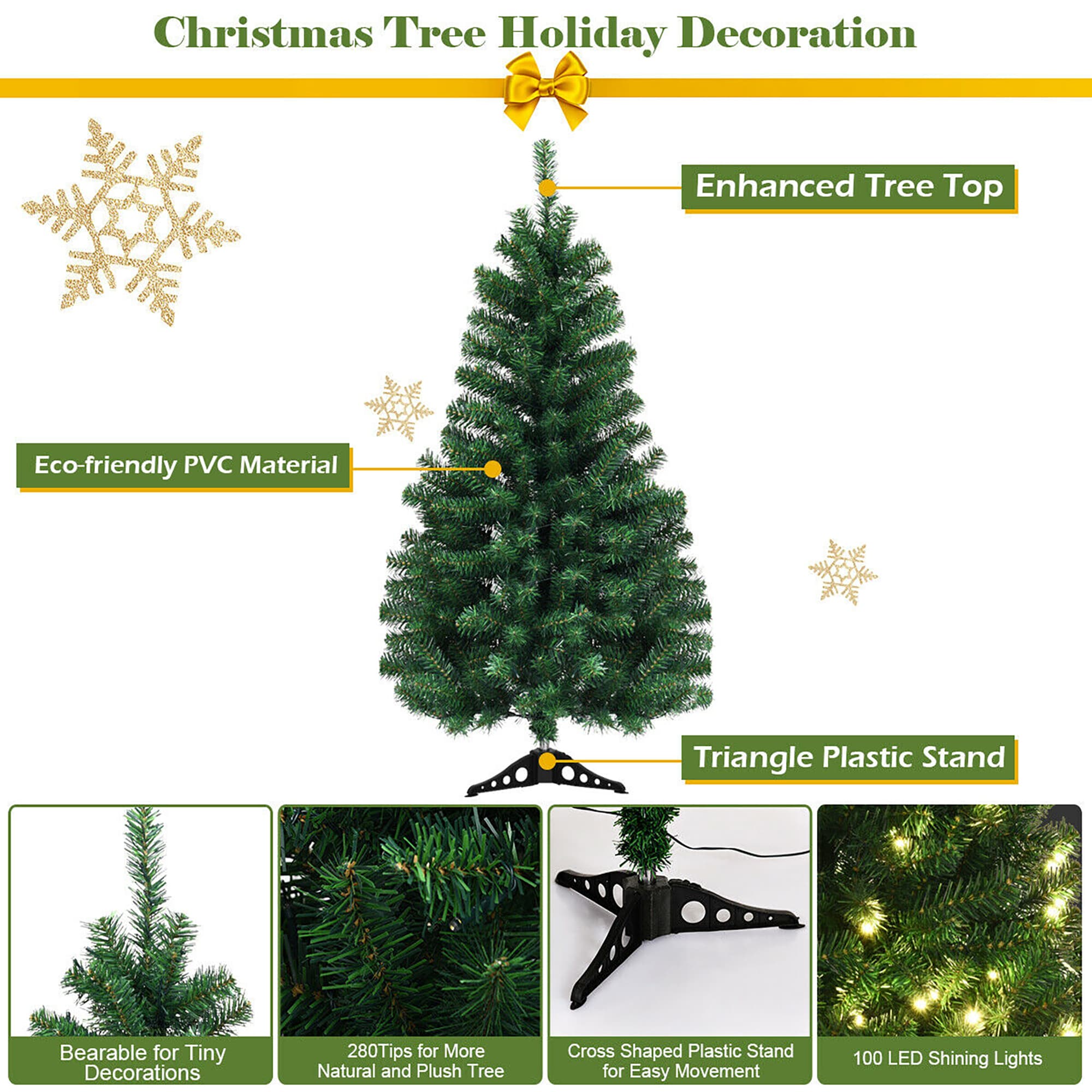 Forclover ALHY-214CM Artificial-Christmas-Trees - View #6