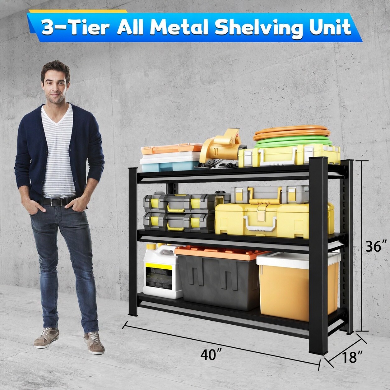 Yichuhaoxi LYI0704Y012 Free-Standing-Shelving - View #3