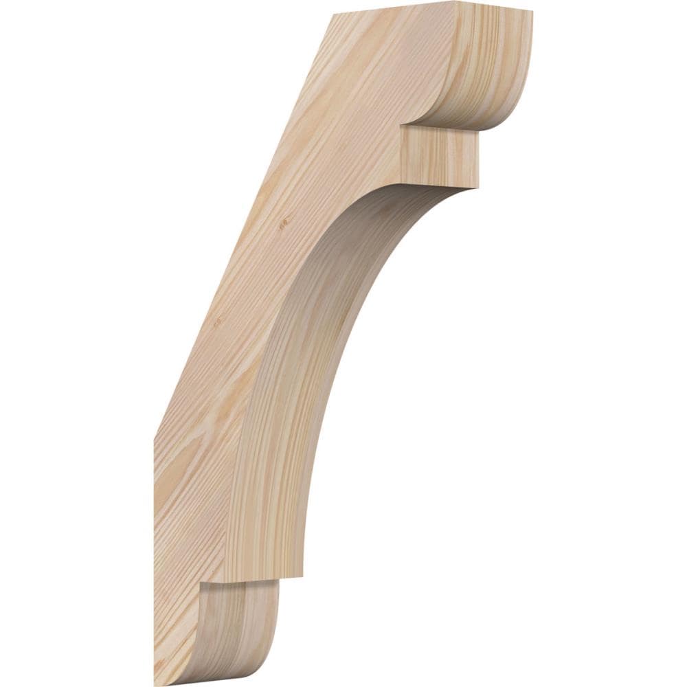 Ekena Millwork BRC04X12X20OLY00SDF 3-1/2-in x 12-in x 20-in Douglas Fir Unfinished Wood Olympic smooth