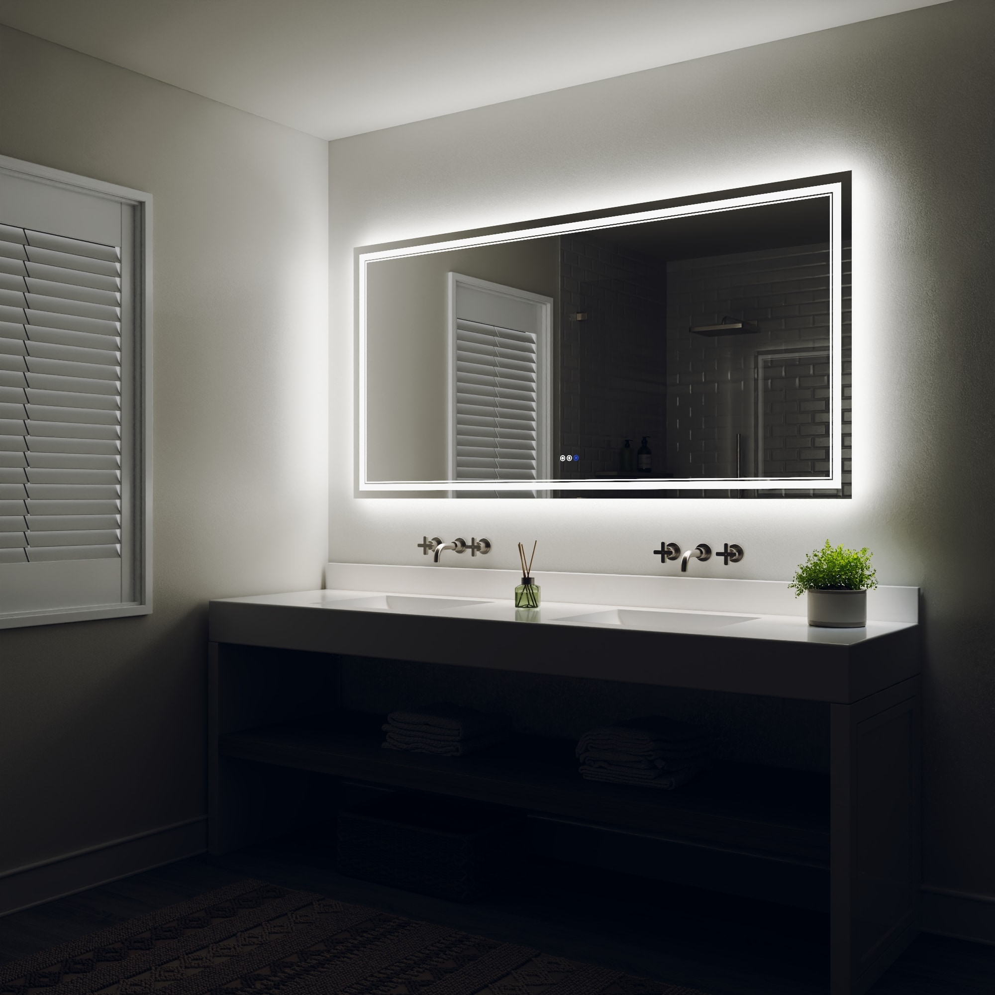 ES-DIY JPZSLTBM7236V15 Framed-Bath-Mirrors - View #14