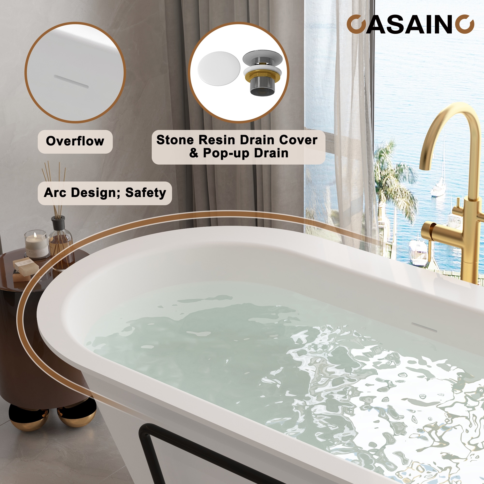 CASAINC CA-31-1700MW bathtubs - View #10
