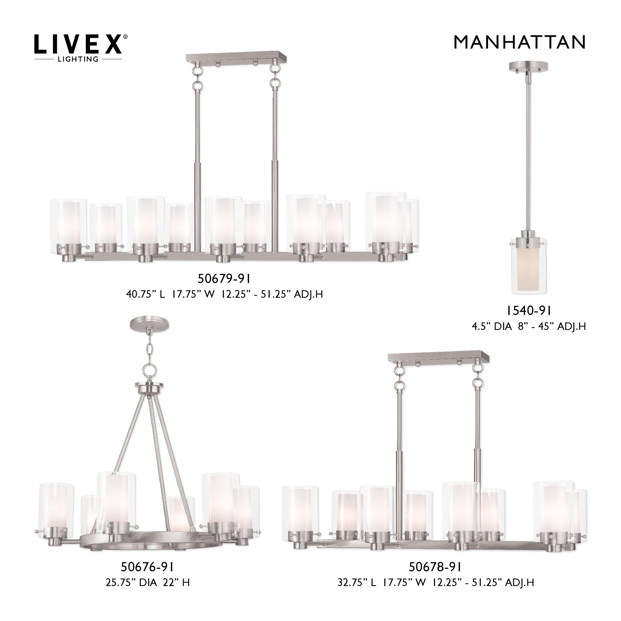 Livex Lighting 1540-91 Pendant-Lights - View #4