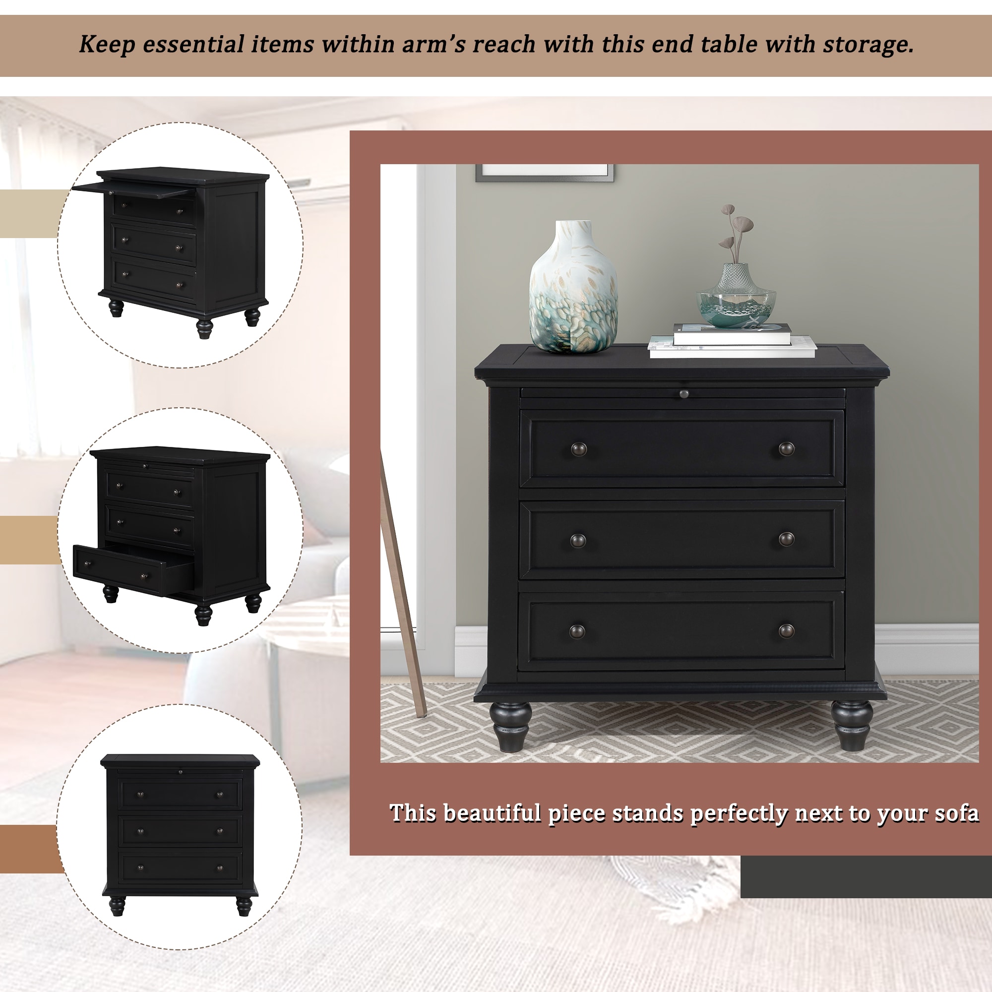 ModernLuxe WF319367AAB End-Tables - View #9