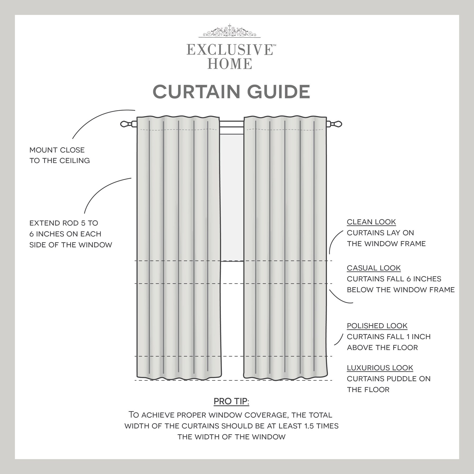 Exclusive Home EH8326-08 2-63P curtains - View #6