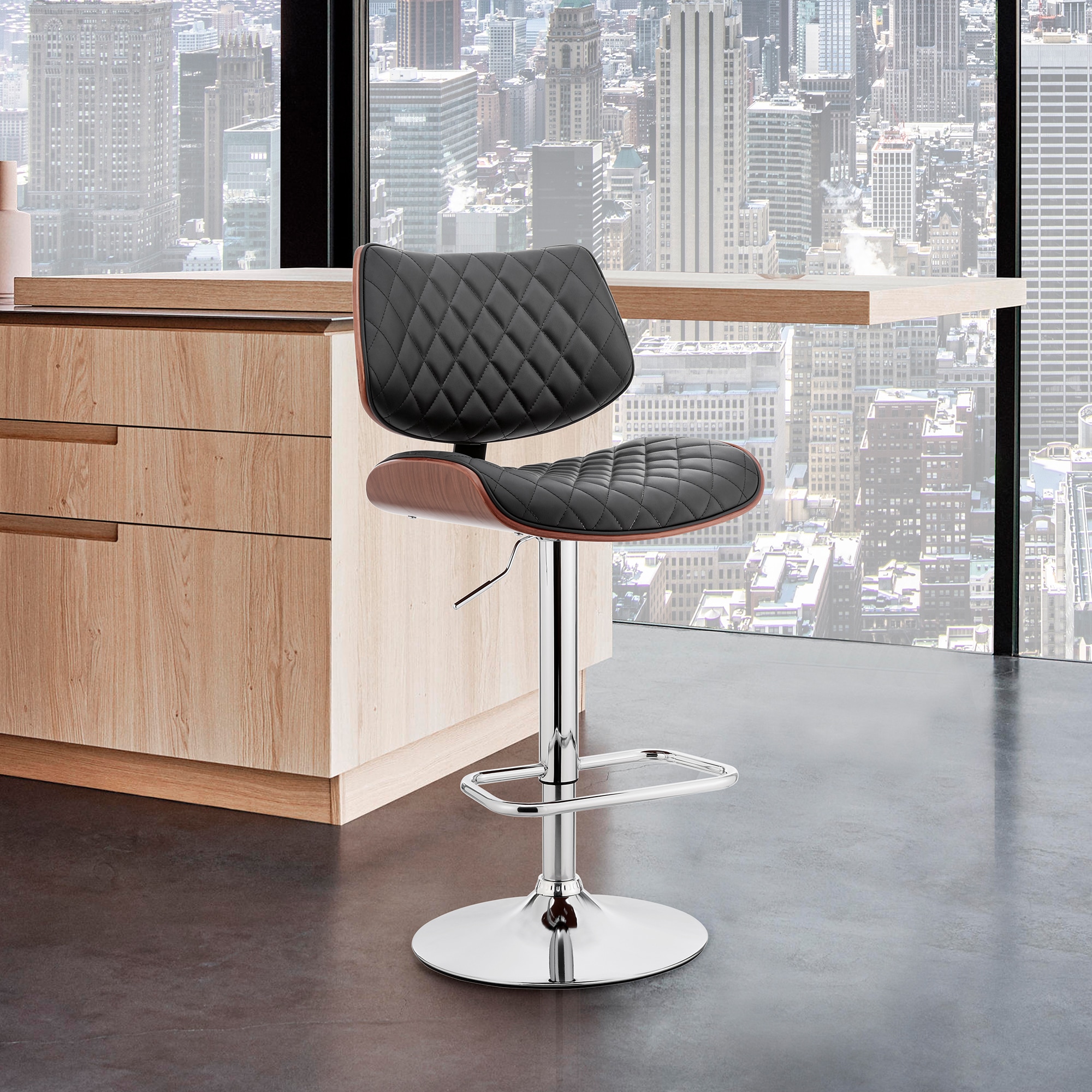 Armen Living LCLEBAWABL stools - View #10