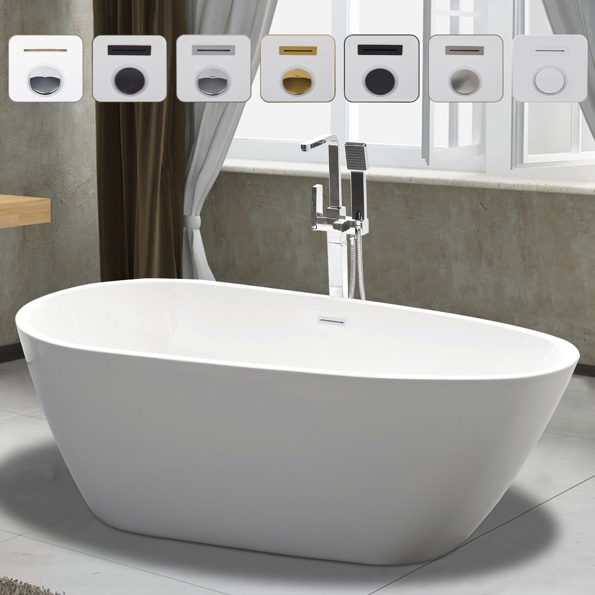 Vanity Art VA6515-L-PW bathtubs - View #7