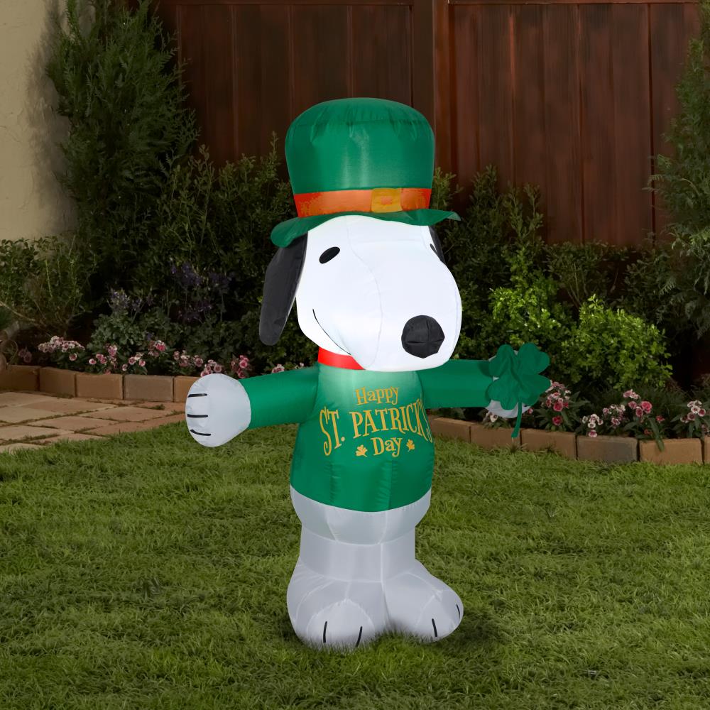 Gemmy Airblown-St Patrick Day Snoopy at Lowes.com