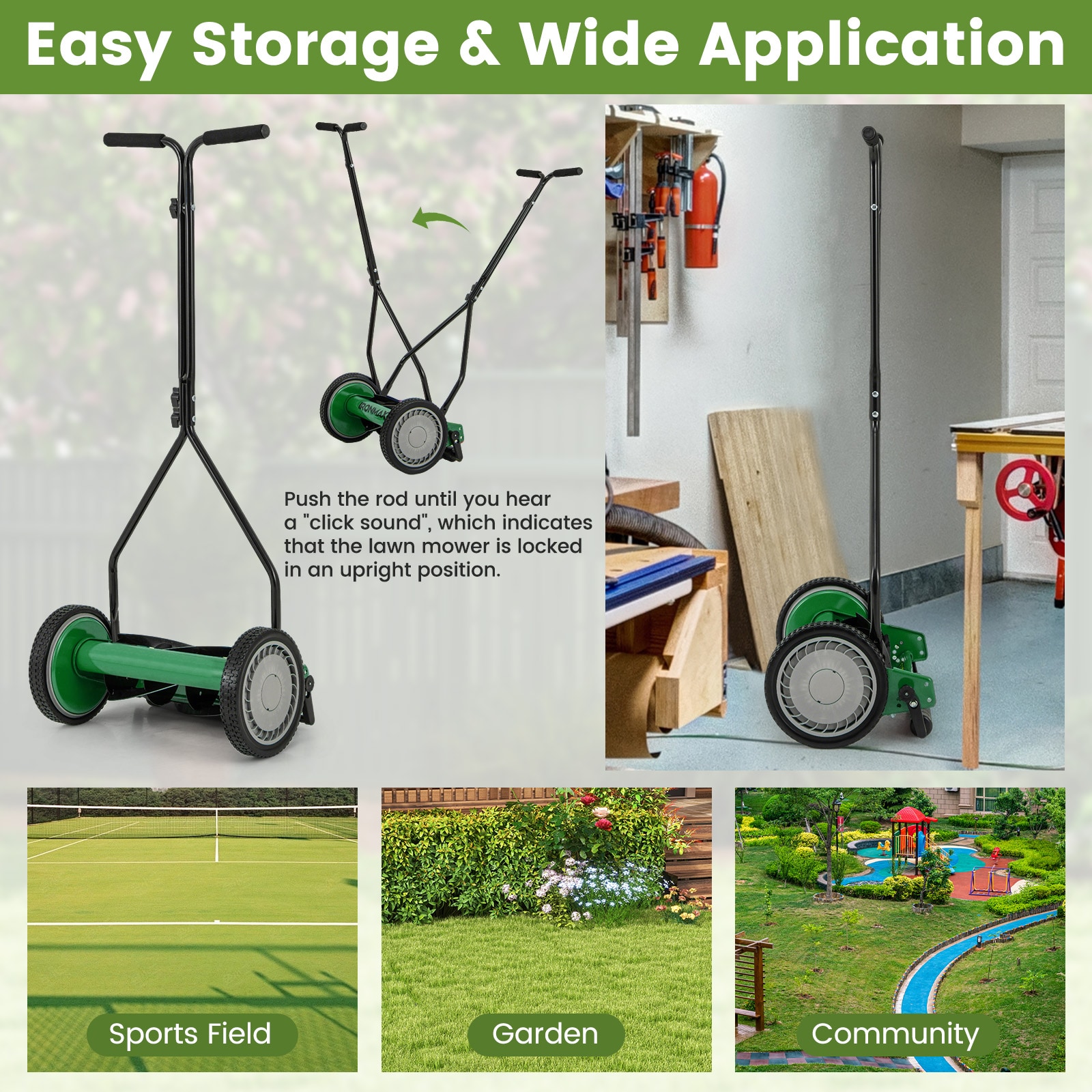 Slickblue D-CO-NG3134TG Push-Mower-Reel - View #5