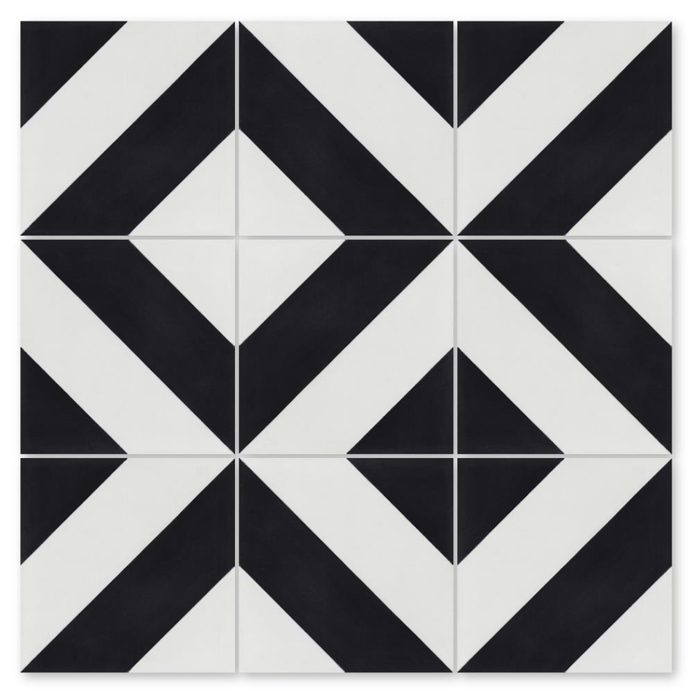 Favorite Black and White Cement Tile Installations – Avente Tile