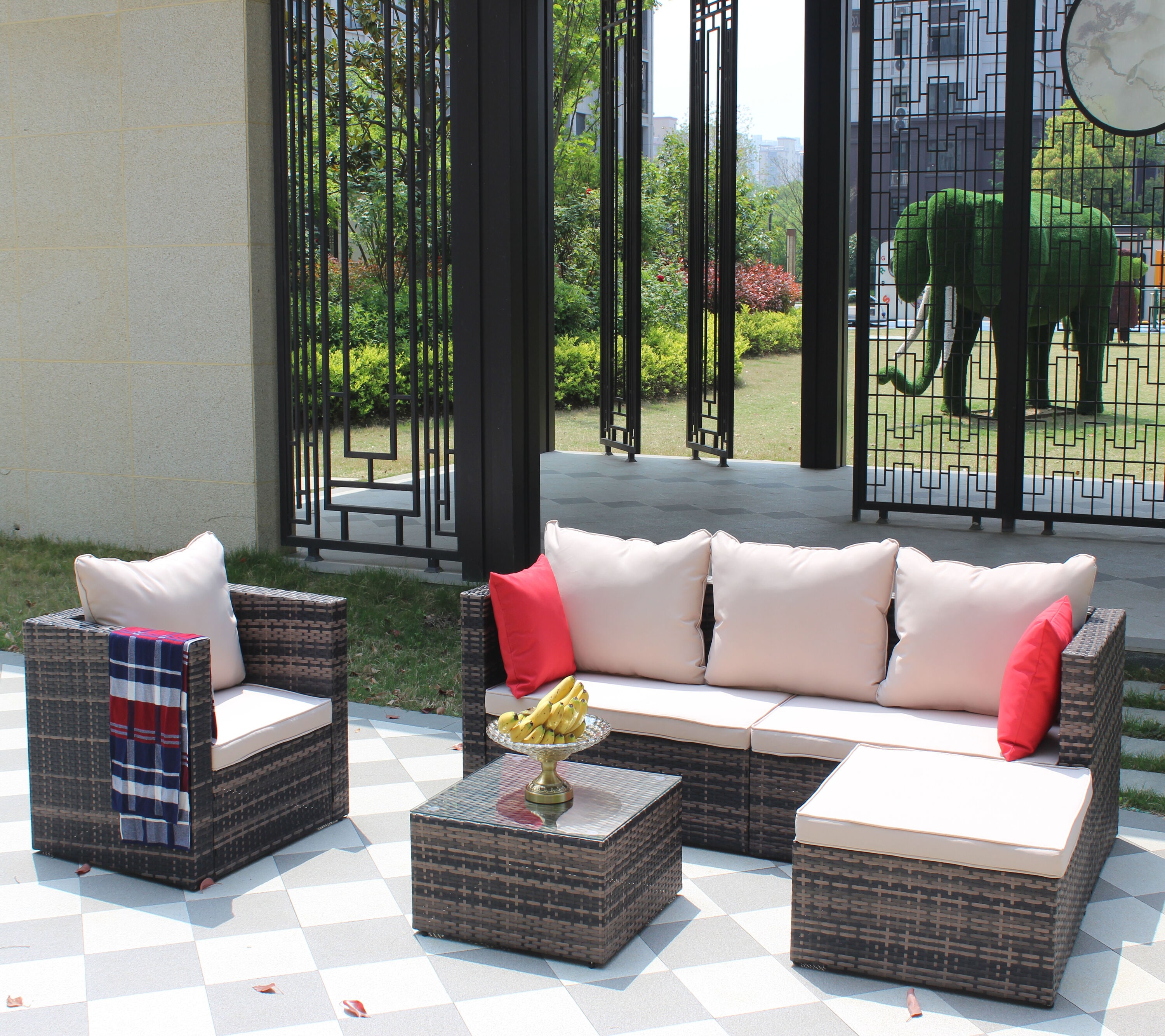 Damerin N7CS28 Patio-Conversation-Sets - View #5