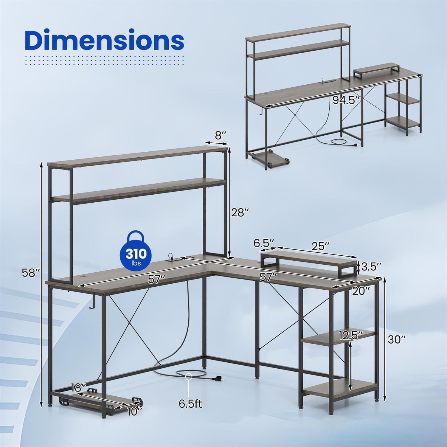 VERYKE 3871217202696 desks - View #7