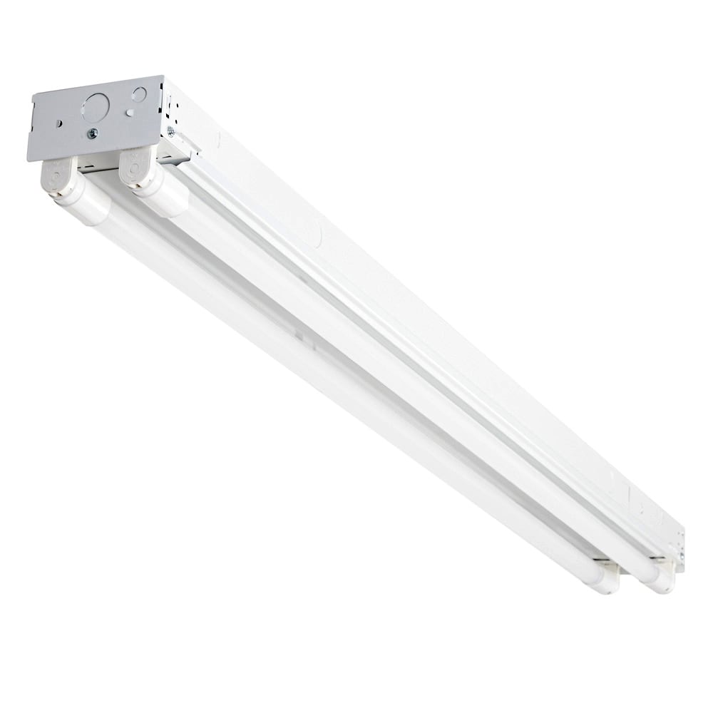 Metalux 2-Light 8 ft. White Fluorescent Strip Light with 2 T12
