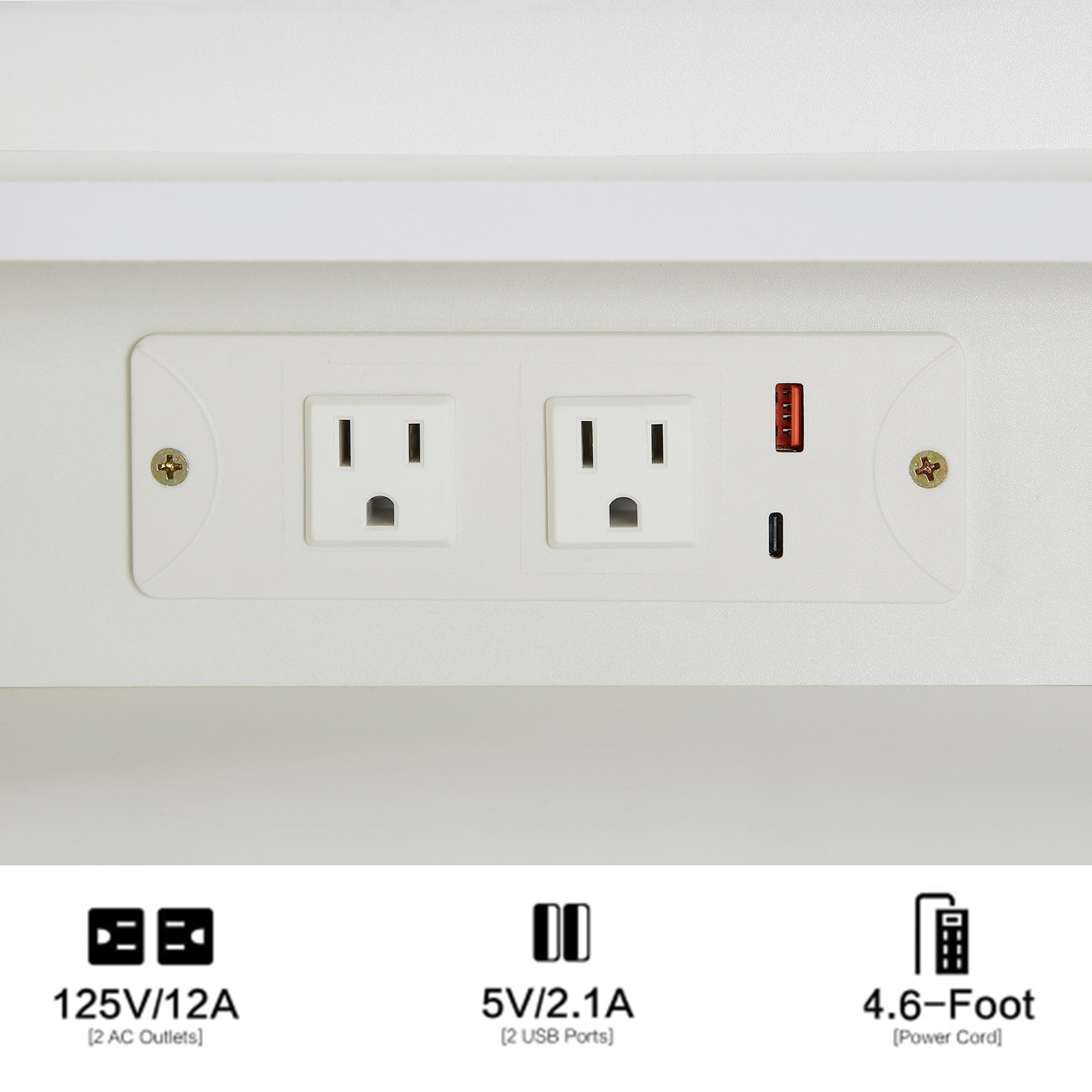 Homy Casa MORY WHITE Bedroom-Vanities - View #8