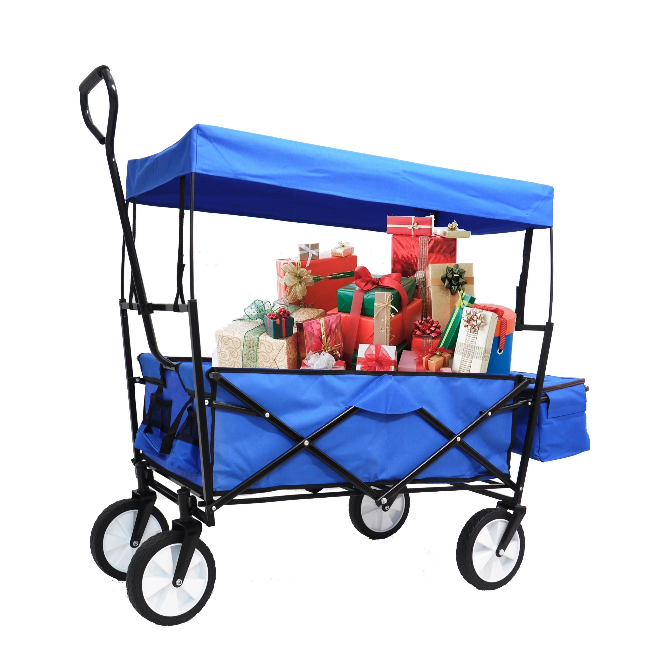 AHIOU HOME ZAAHG-21200C Carolyn 4.25-cu ft Steel Folding Yard Cart