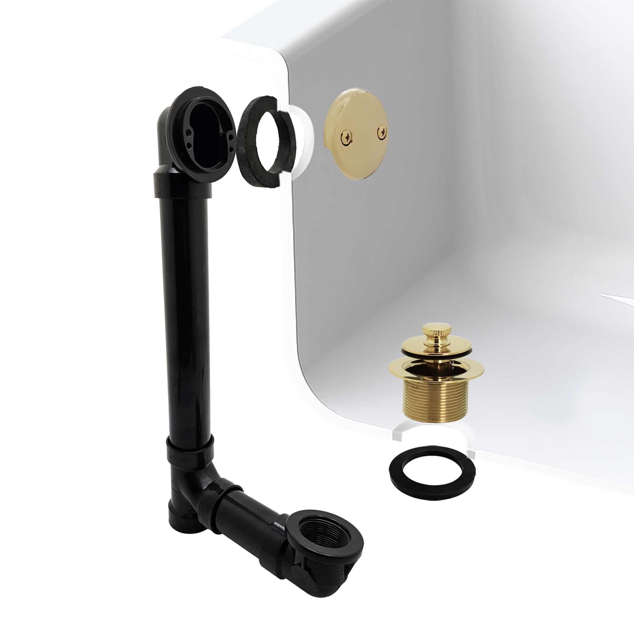 WESTBRASS D4941-01 Tub-Drain-Accessories - View #4