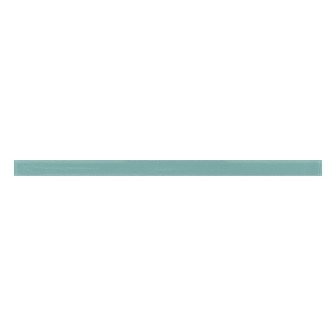 Apollo Tile T88041-15A Sapphire Blue 1/2-in x 12-in Glossy Glass Pencil Tile ( 0.5-sq ft / Carton ) 10 -Pack