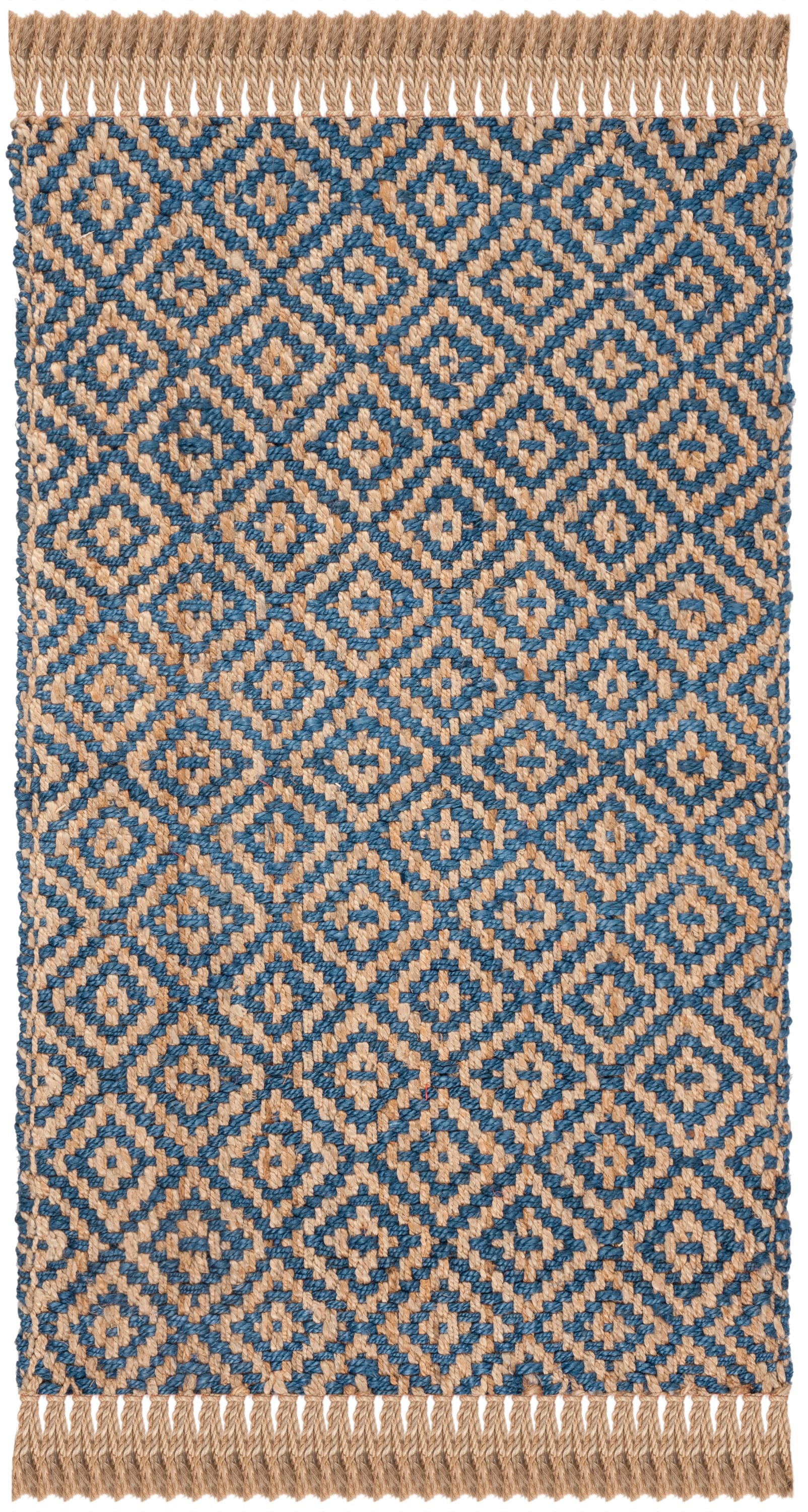 Nf 266D Tropical Blue Natural 3in x 5in Rug