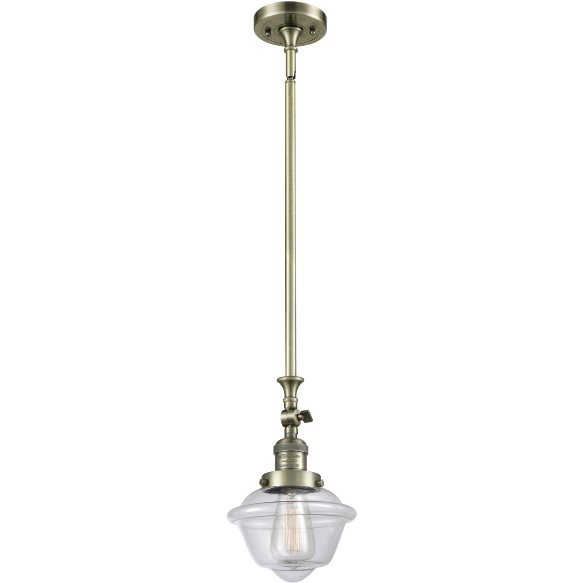 Innovations Lighting 1357630 206-AB-G532-LED Franklin Restoration Oxford Mini Pendant