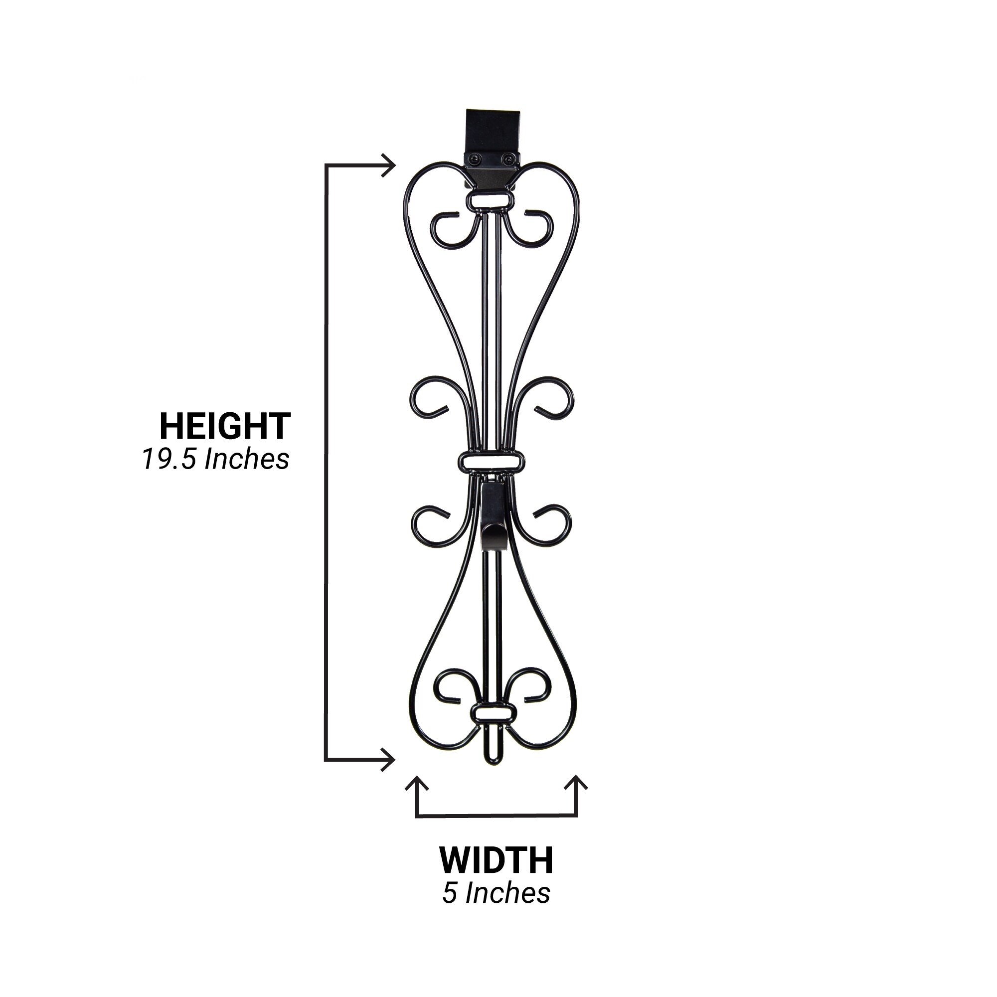 Village Lighting V-20537-BLK Holiday-Hooks-Hangers-Holders - View #8
