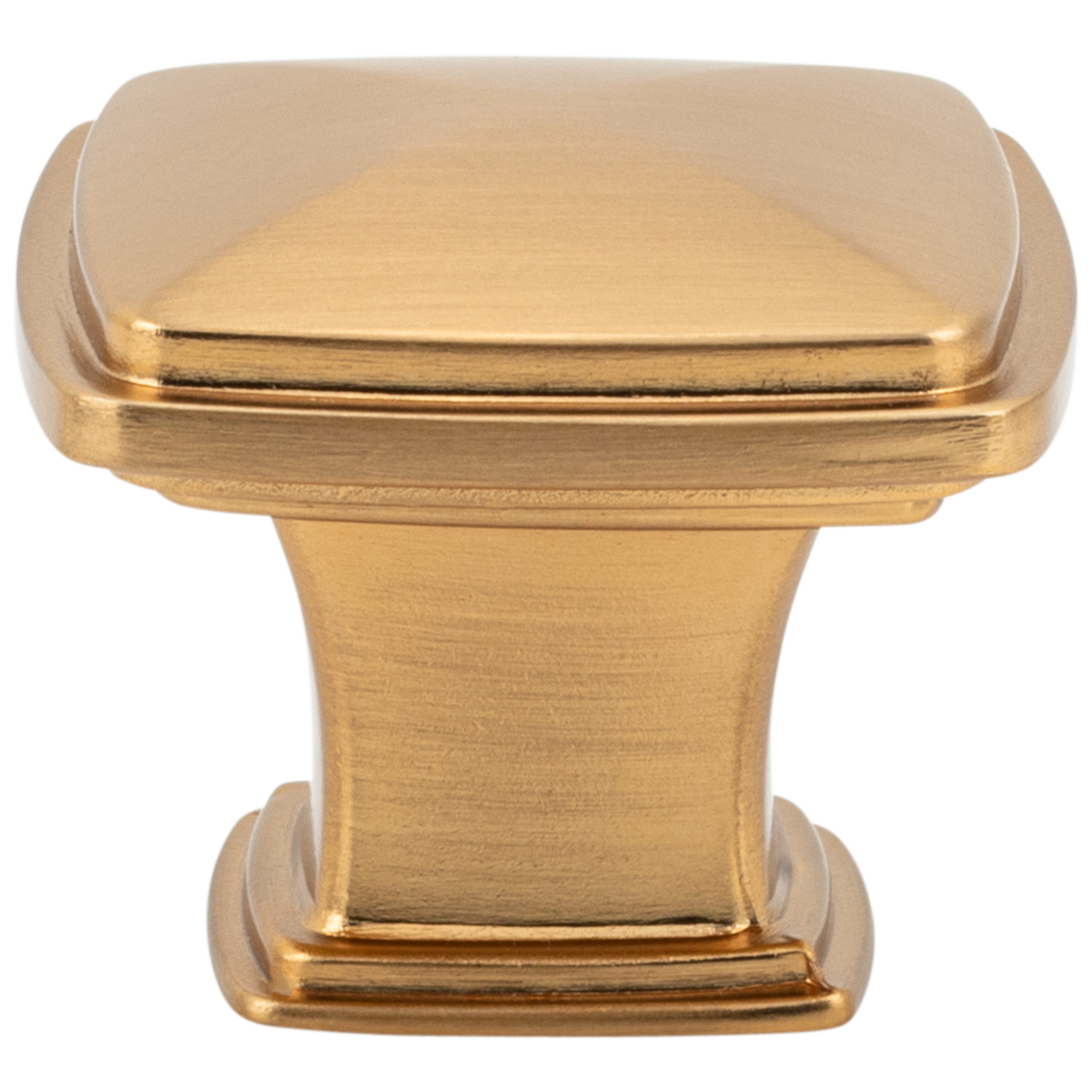 Villa Valentina VV1CBZ No. 1 1-1/4-in Champagne Bronze Square Traditional Cabinet Knob