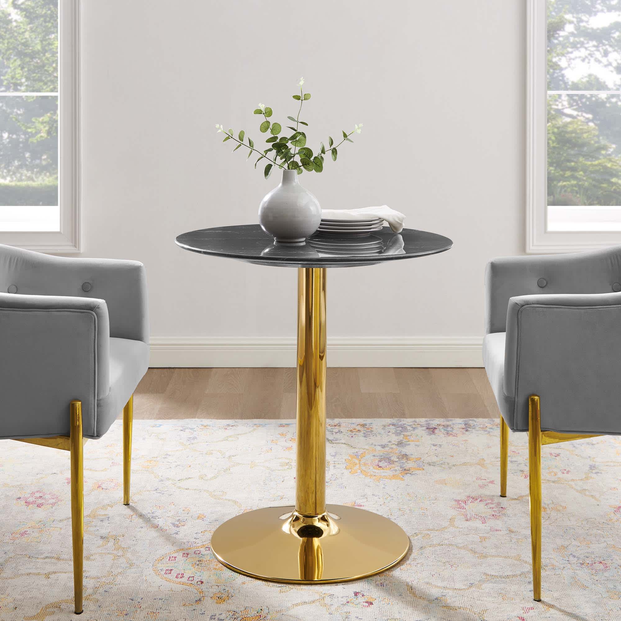 Modway EEI-4746-GLD-BLK Dining-Tables - View #2