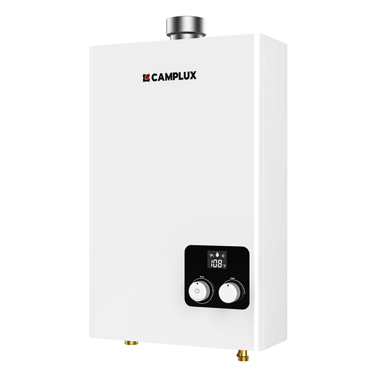 Camplux 2.64-GPM 68,000-BTU Indoor Natural Gas Tankless Water Heater