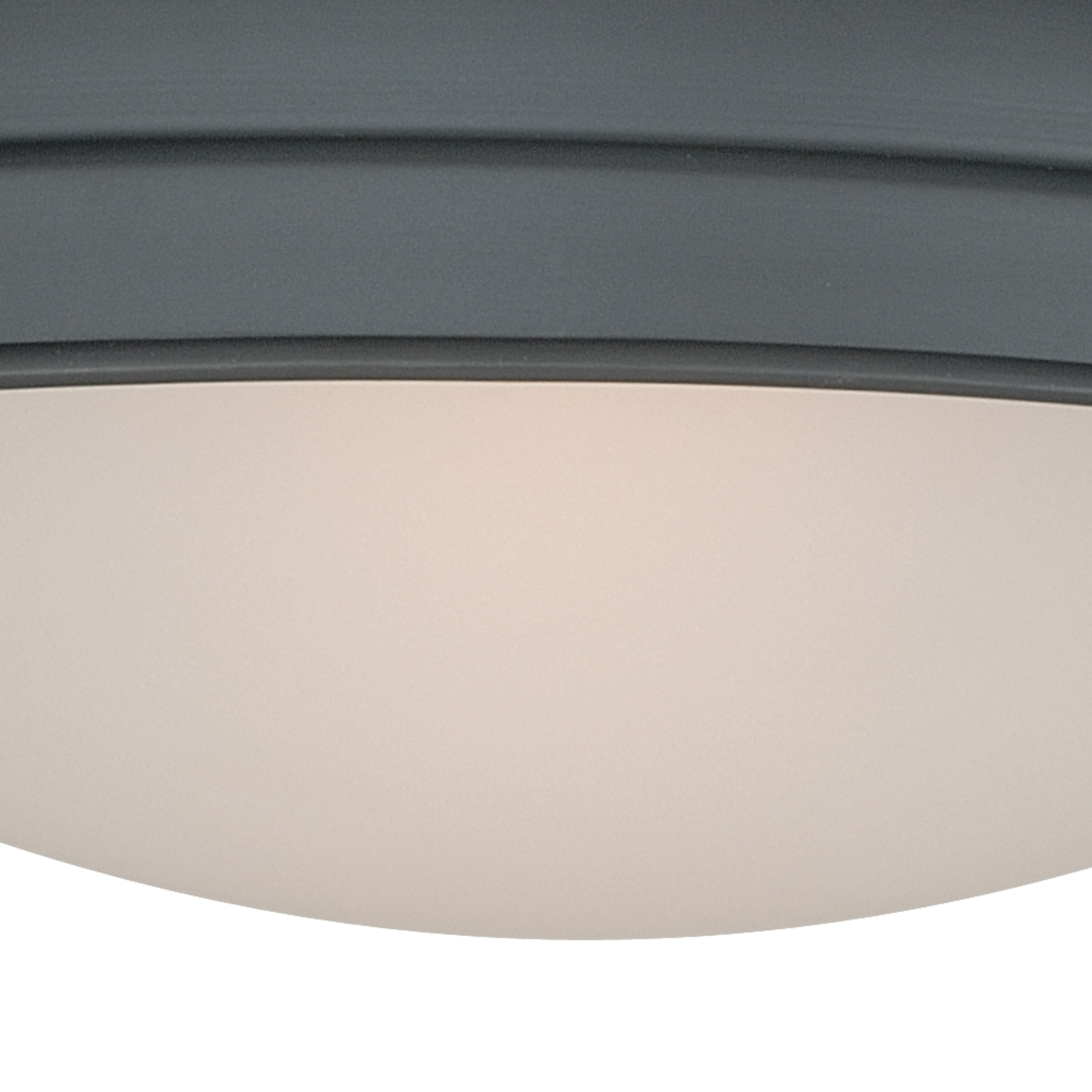 Keenan Oil Rubbed Bronze 12" Glass Bowl Ceiling Light