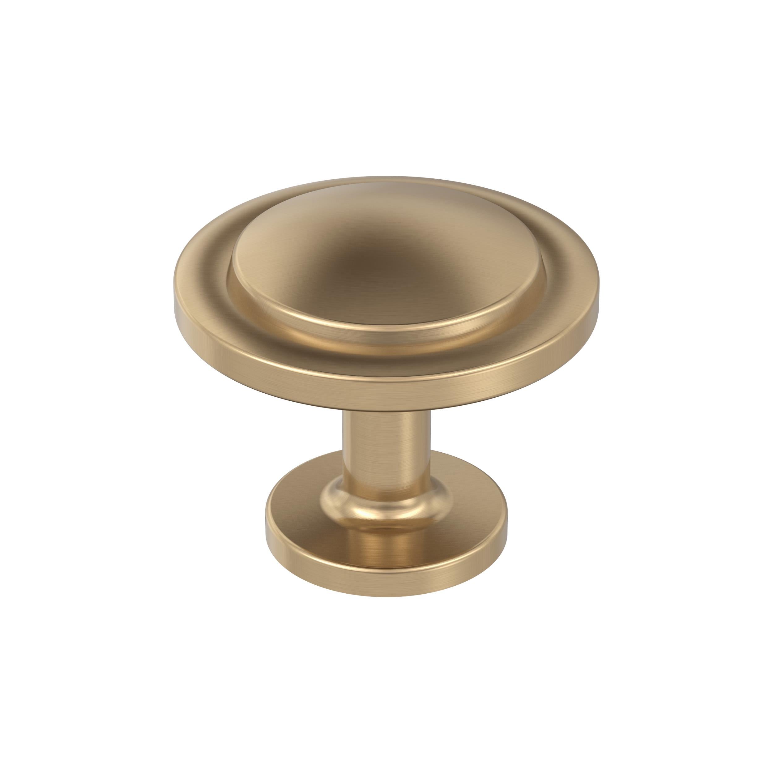 Amerock 25VMP37025CZ Loop 1-3/16-in Champagne Bronze Round Transitional Cabinet Knob 25 -Pack