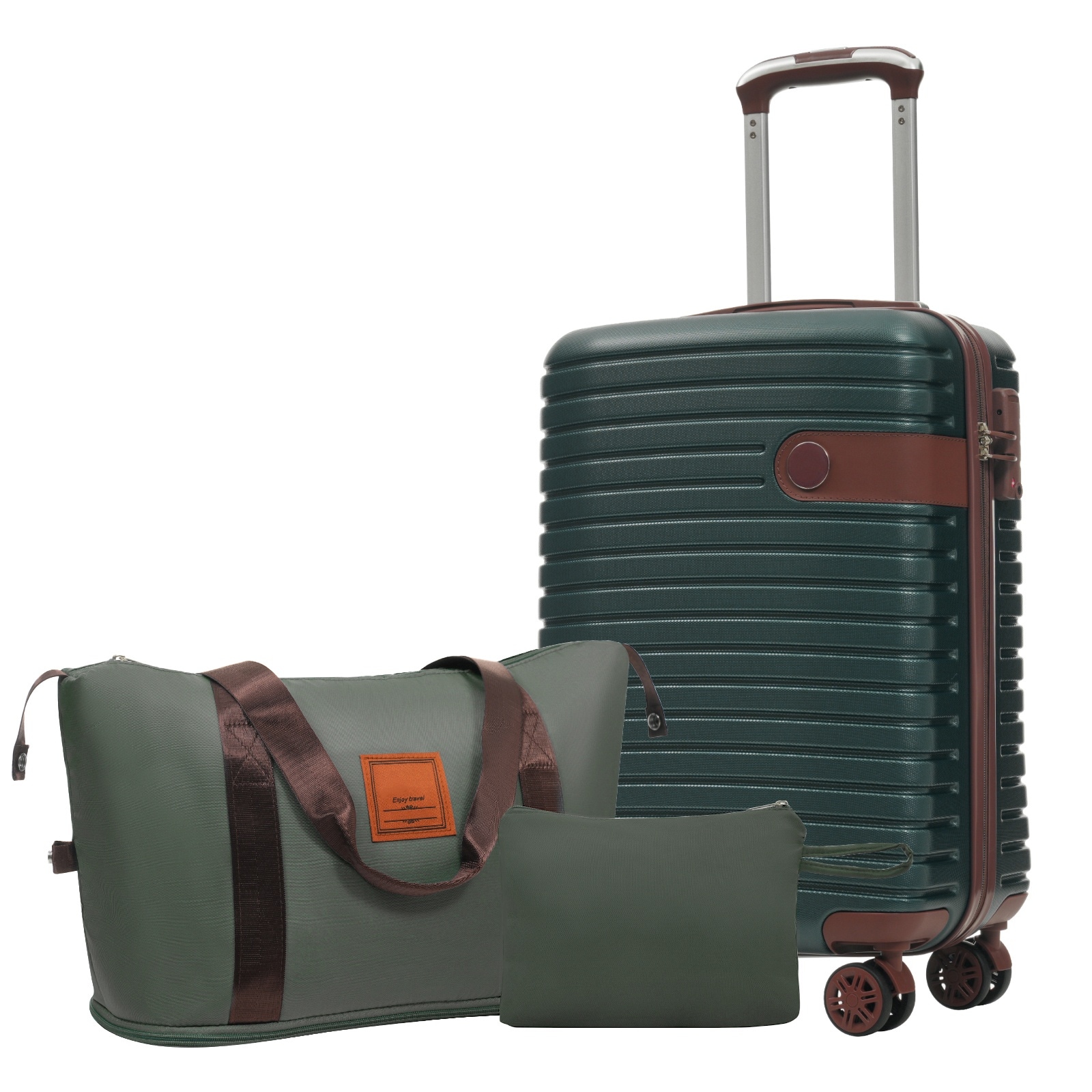 LOVMOR - Luggage Sets 3 Piece Carry on Luggage 22x14x9 Airline Approved Lightweight Hardshell ABS...