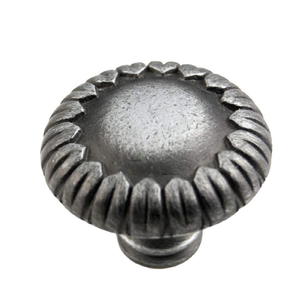 RK International CK 758-DN Distressed nickel Round Traditional Cabinet Knob