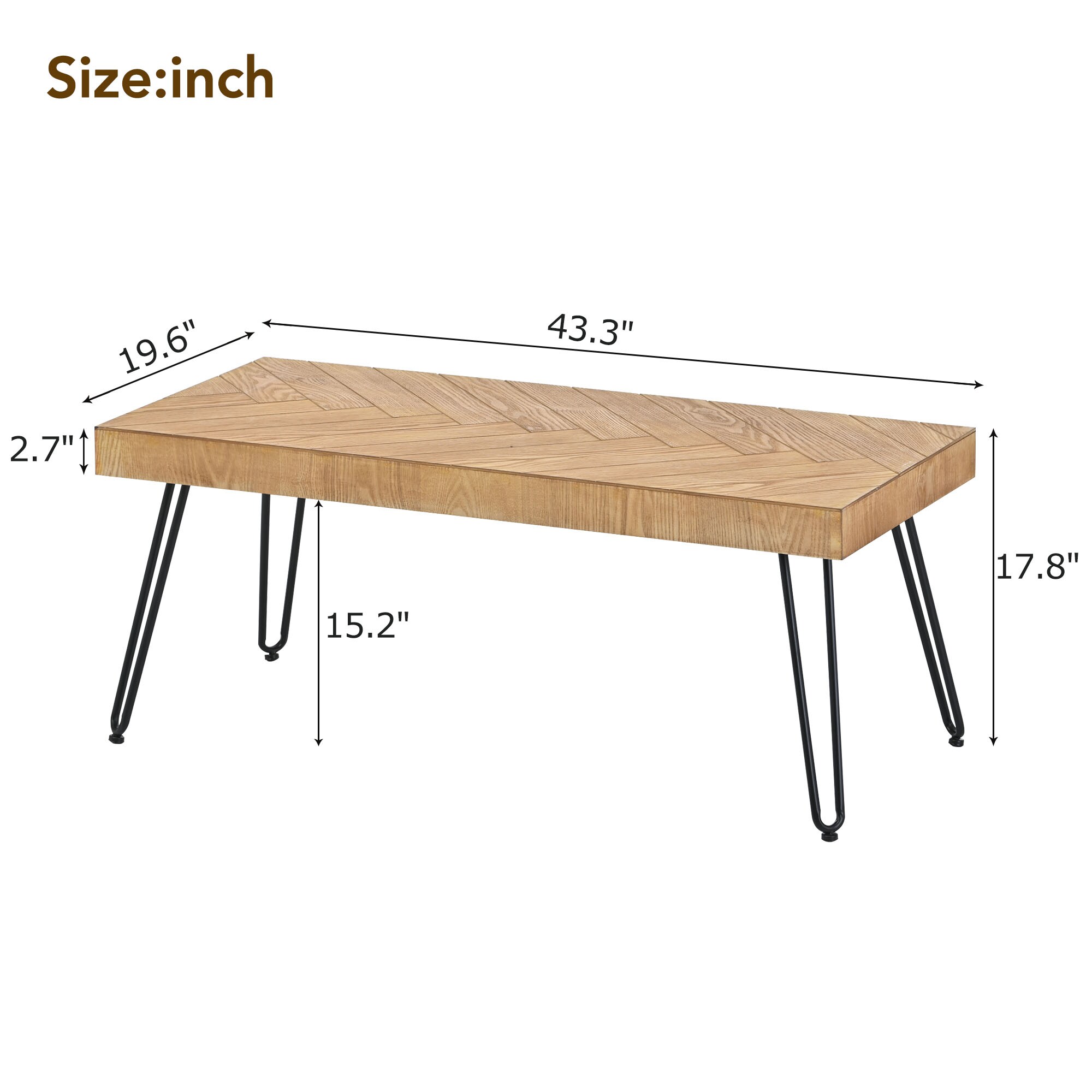 ModernLuxe WF190111AAL Coffee-Tables - View #7