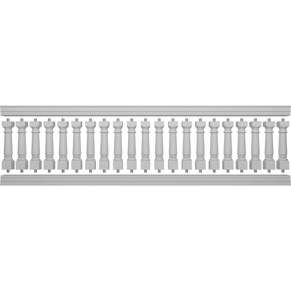 Ekena Millwork BALK40X156WED railings - View #5