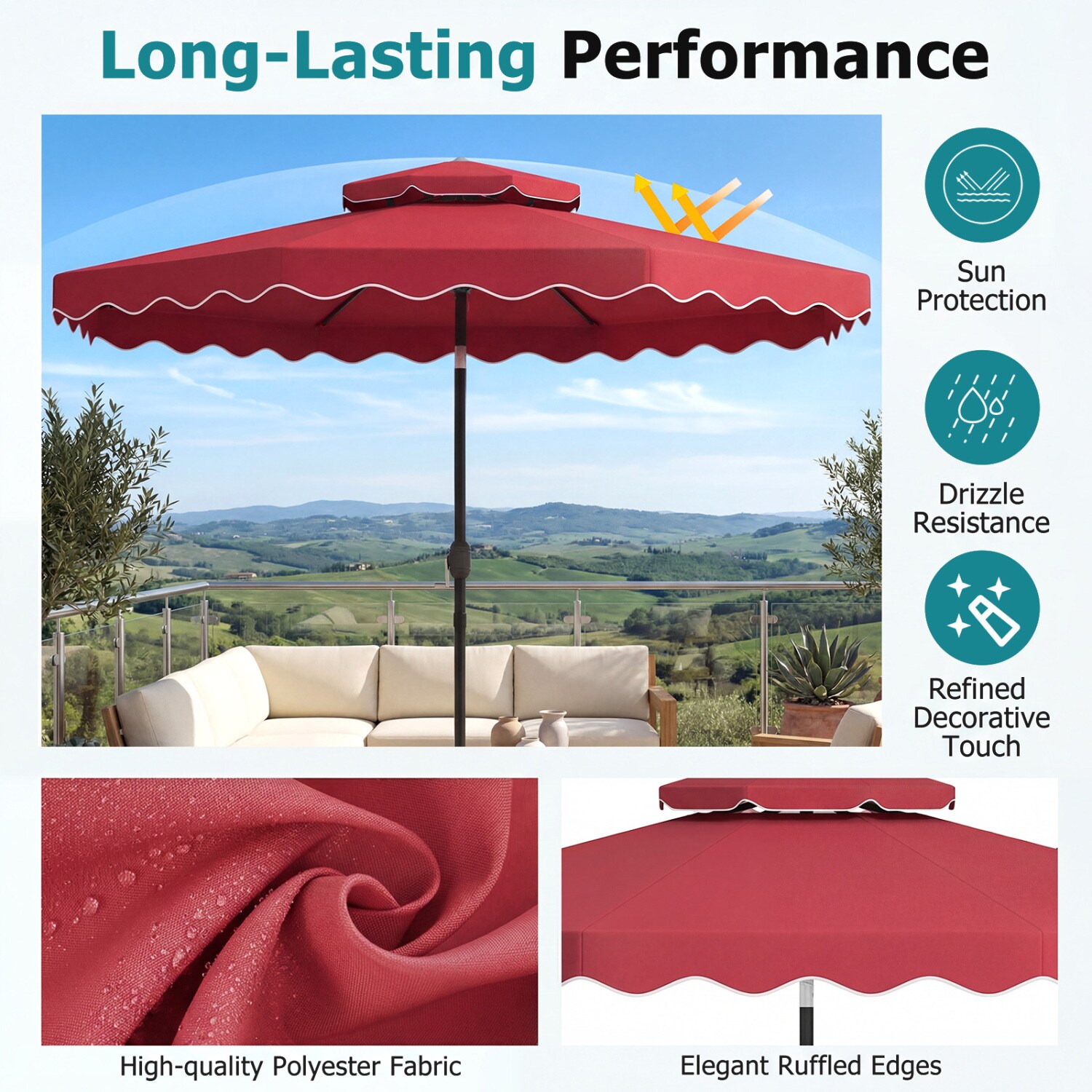Slickblue D-CO-NW11331PN Umbrellas-2 - View #6