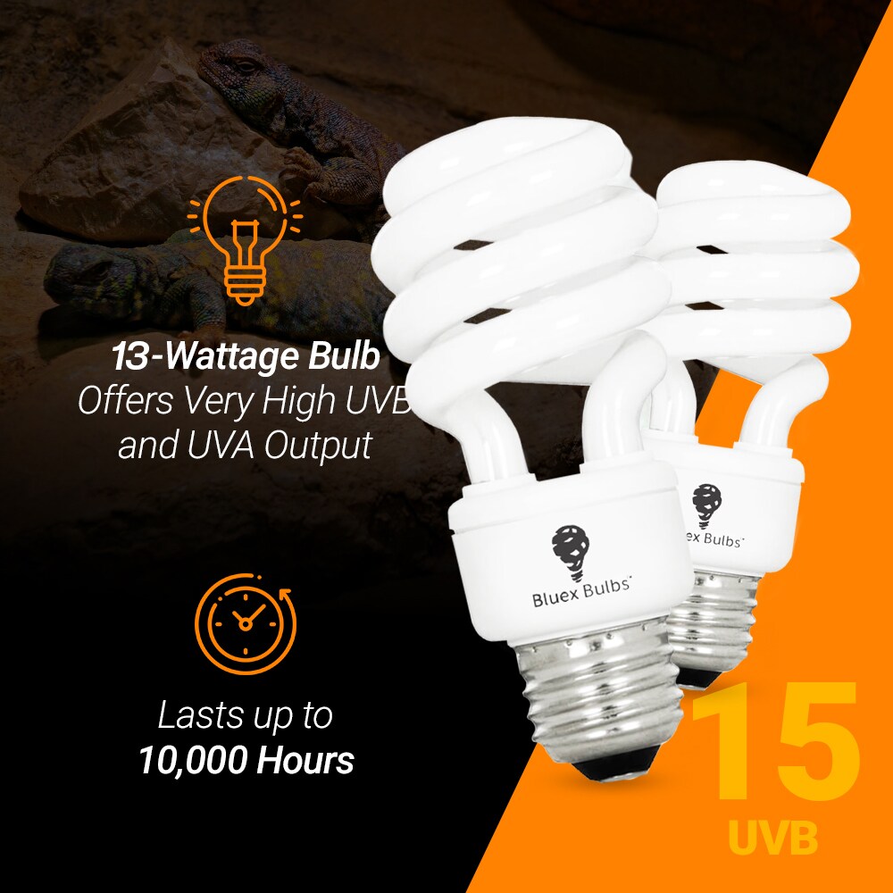 Bluex Bulbs REP-CFL-UVB15-13 Grow-Light-Bulbs - View #4