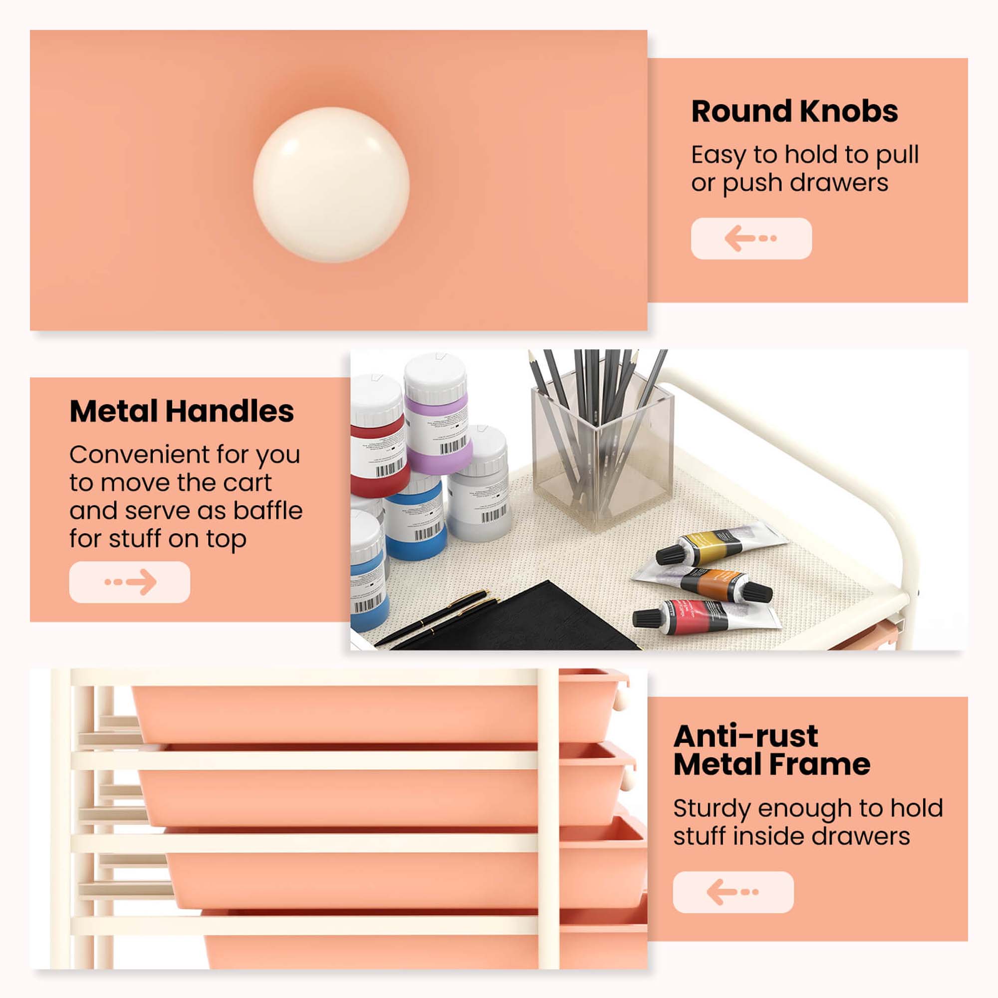 Costway HCST04832 Office-Carts - View #8