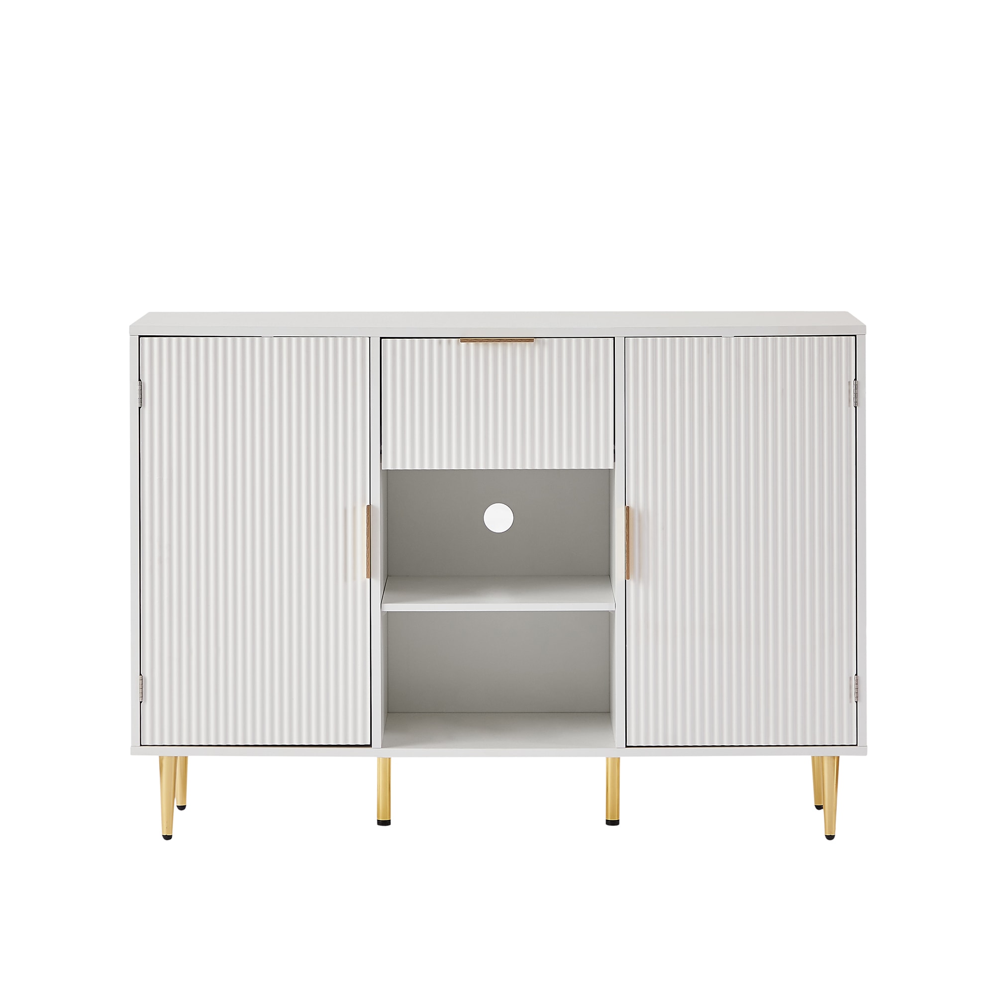 SINOFURN SYA440044BN Contemporary/Modern White Sideboard