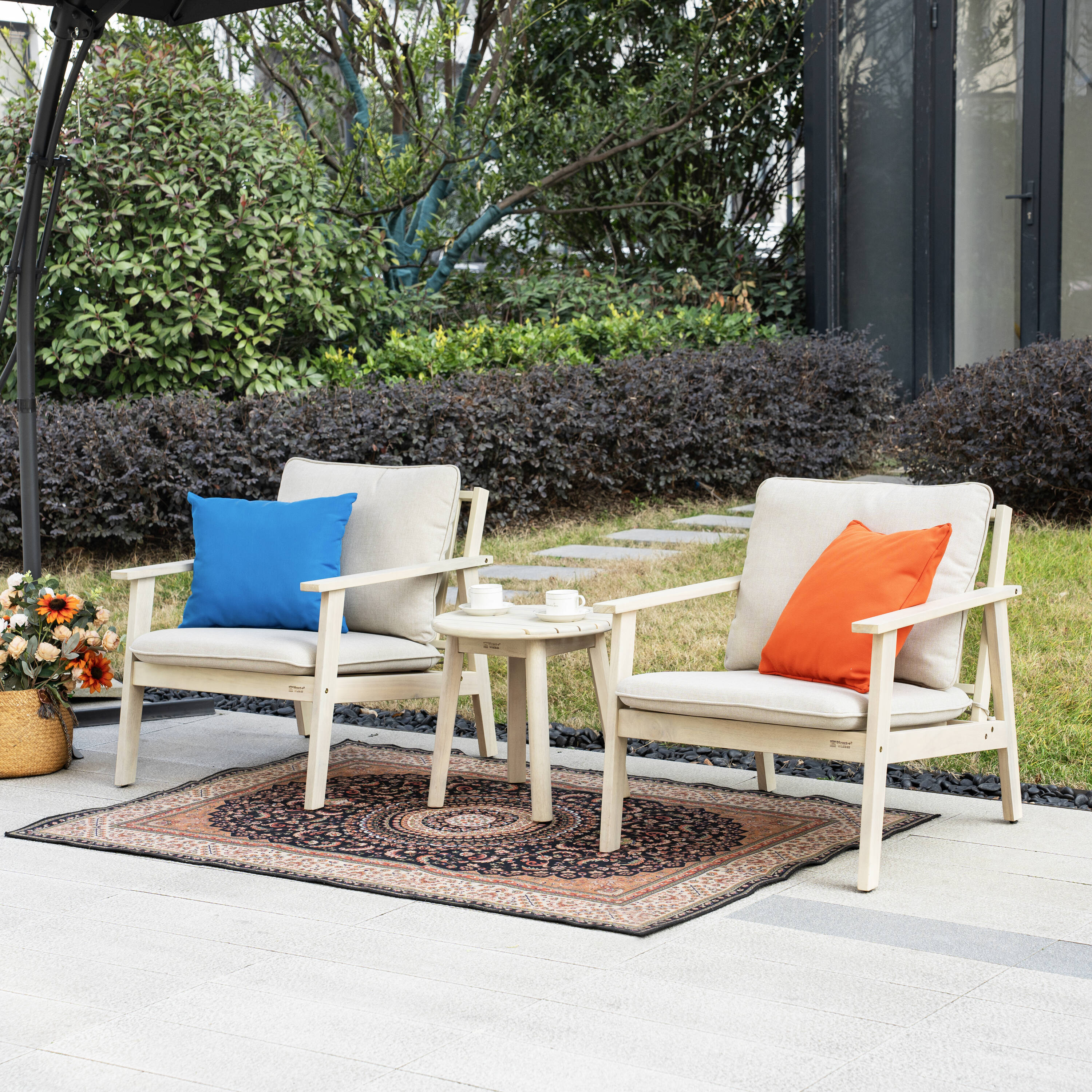 Direct Wicker DWS-2528-2SST Patio-Conversation-Sets - View #11