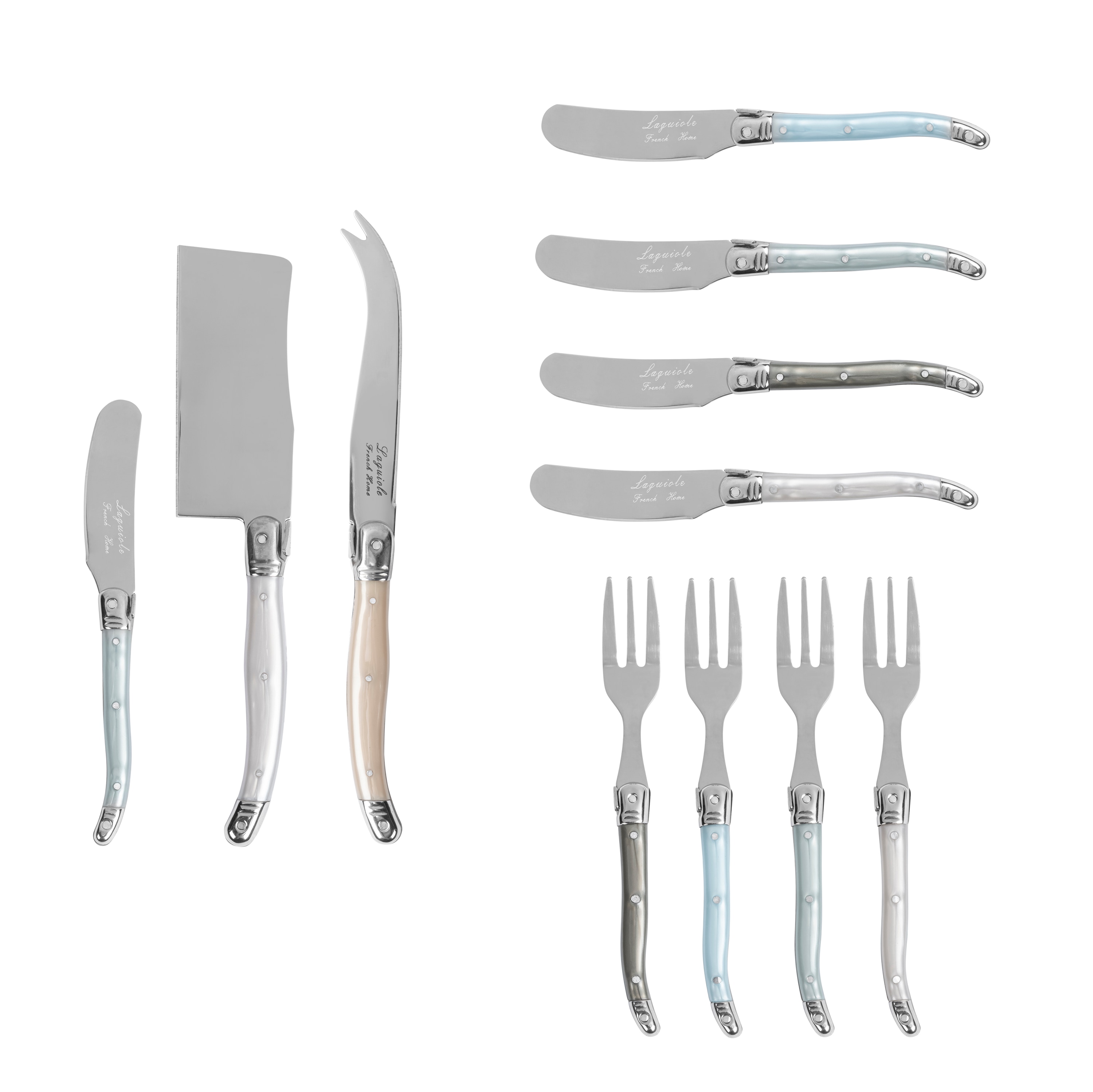 French Home Laguiole GRP327 11 -Piece Knife Set