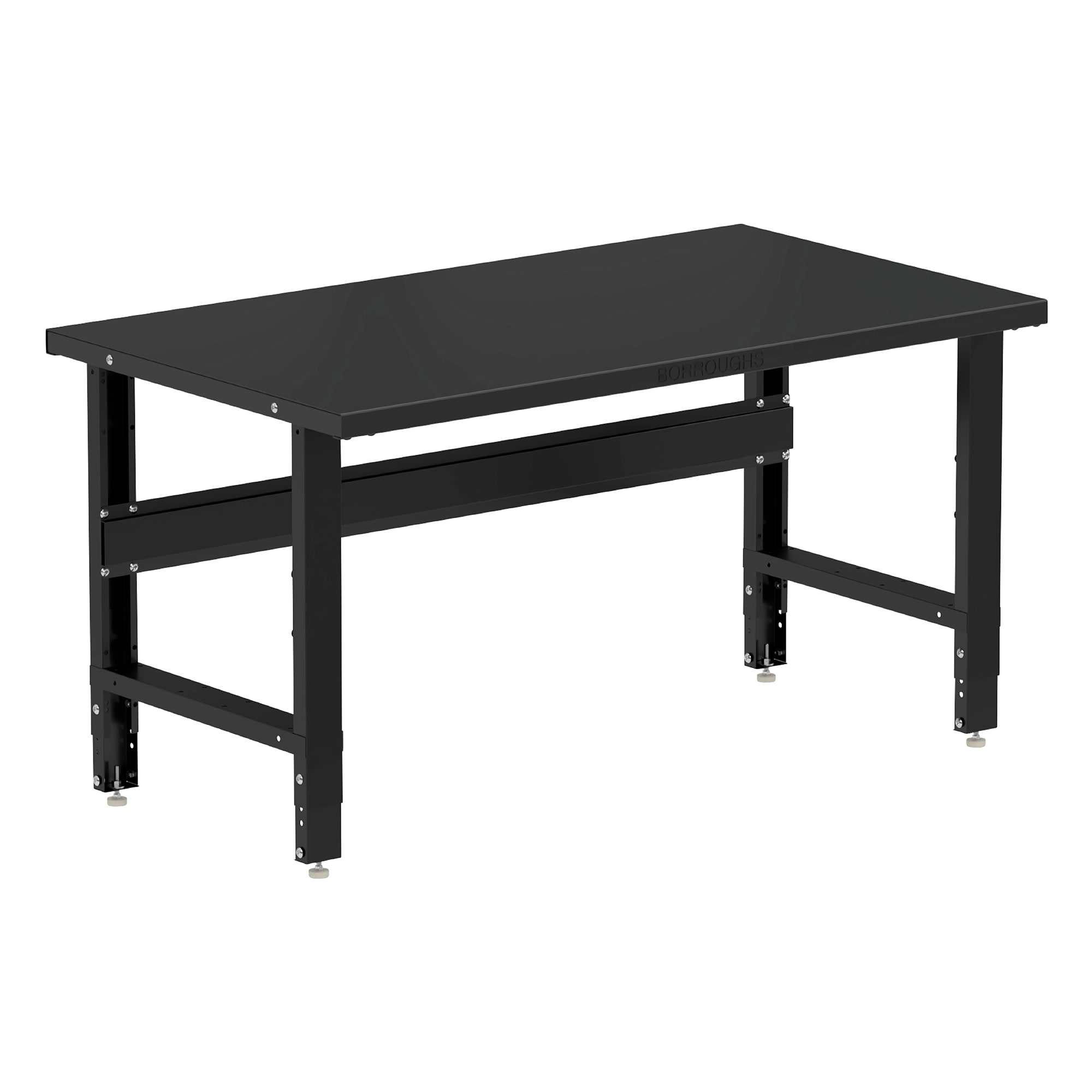 Borroughs 60-in L x 30.75-in H Powder Coated Finish Steel Adjustable Height Work Bench E1-WB6028PD-A Sansujyuku sansujyuku.com