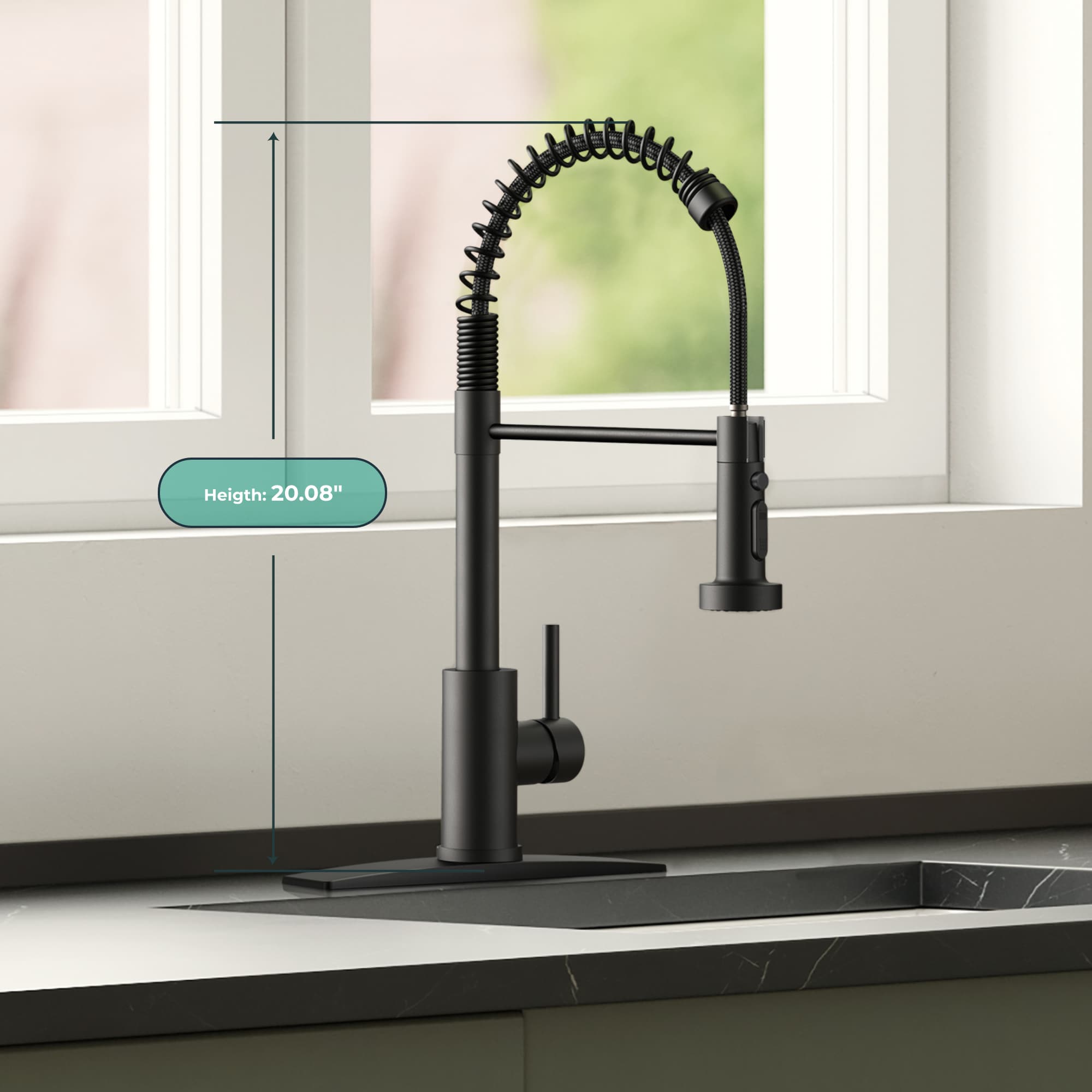 FORIOUS LL0024B Kitchen-Faucets - View #5