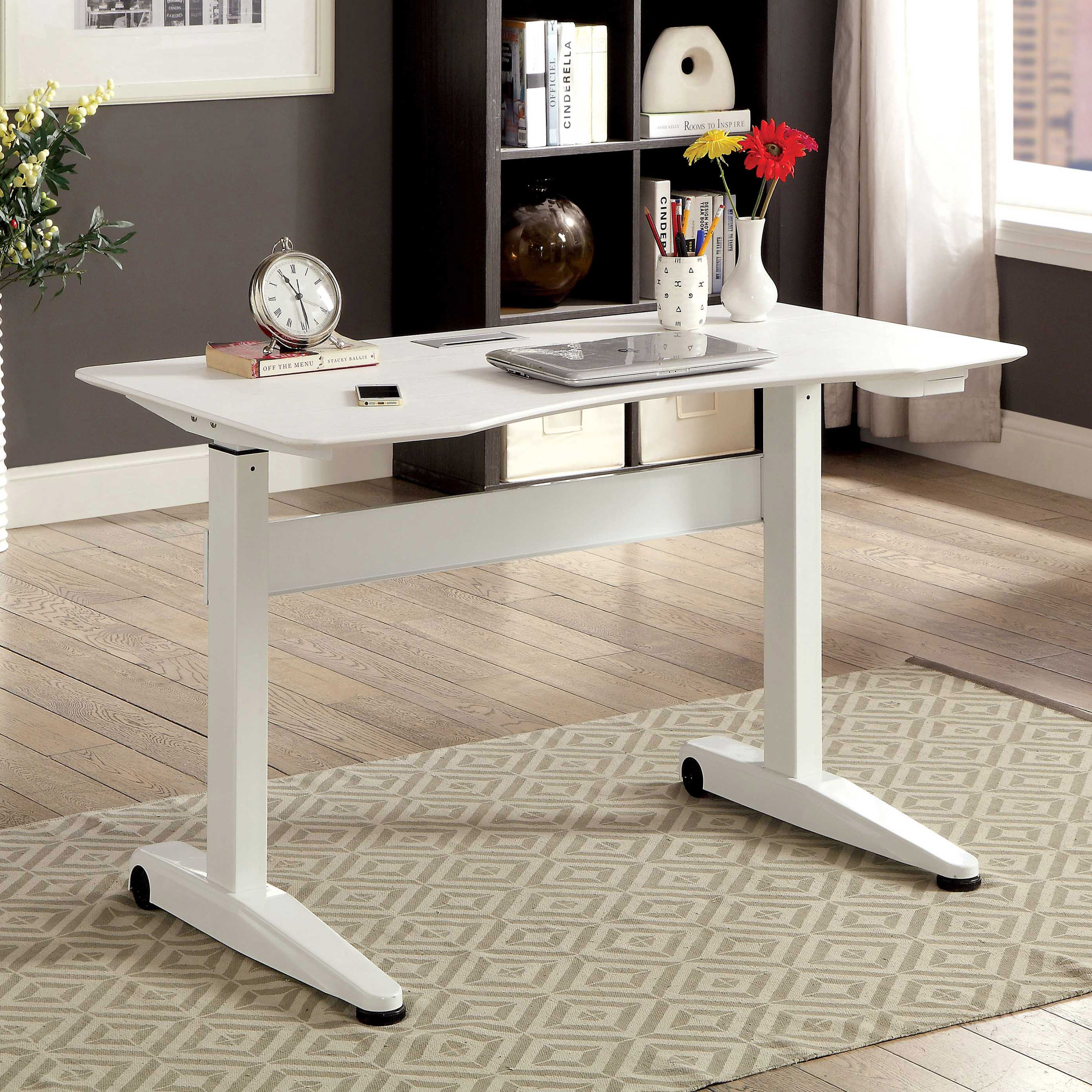 Furniture of America IDF-DK6092WH-L desks - View #4