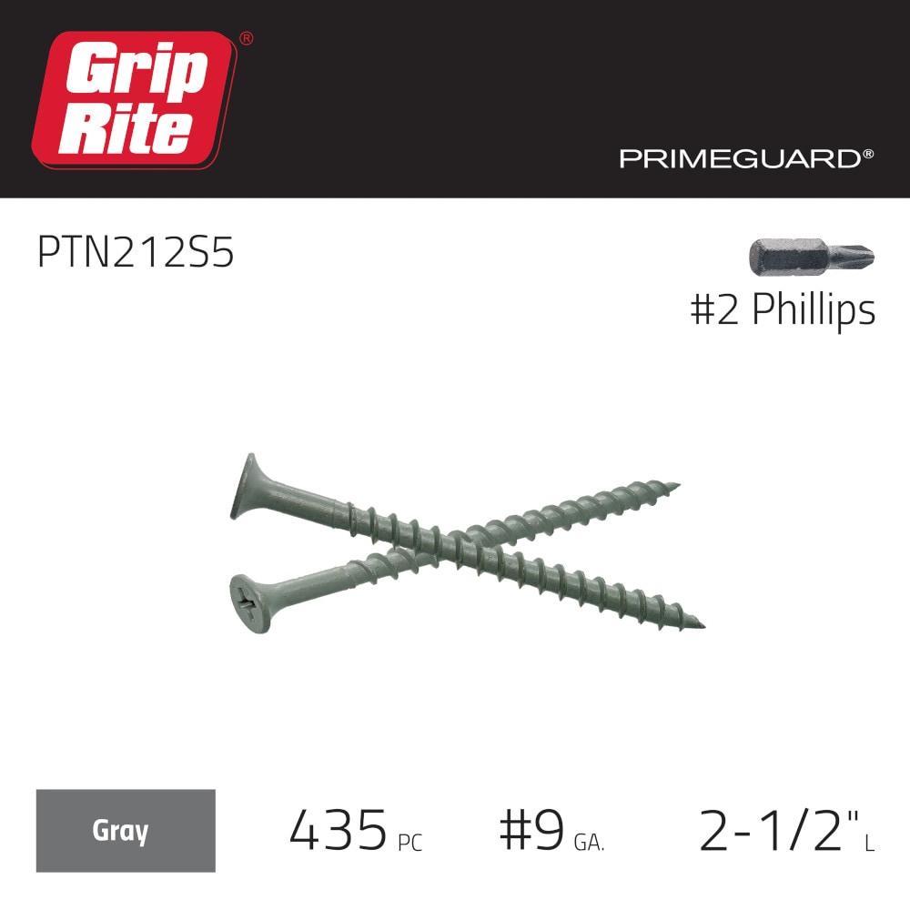 Grip-Rite PTN212S5 Deck-Screws - View #2