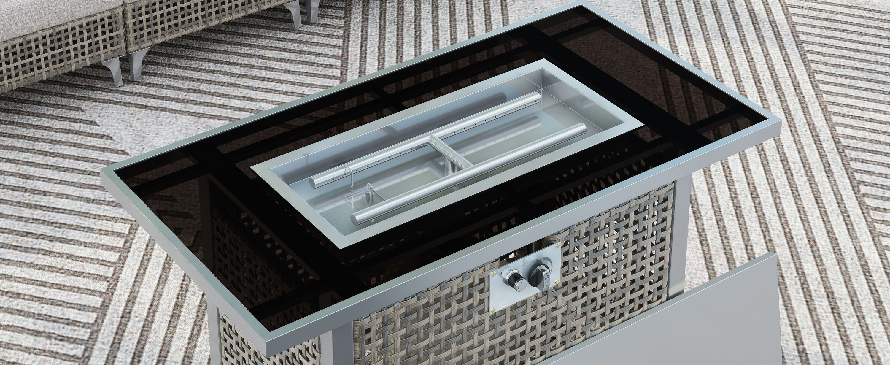 Damerin HL19Q Outdoor-Gas-Fireplaces - View #15
