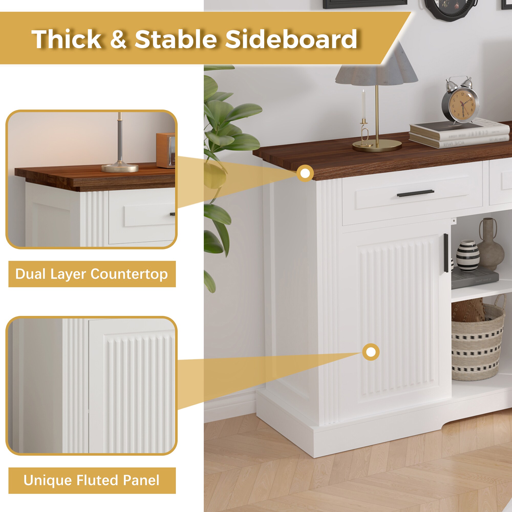SINOFURN SYA330186WT Dining-Kitchen-Storarge - View #16