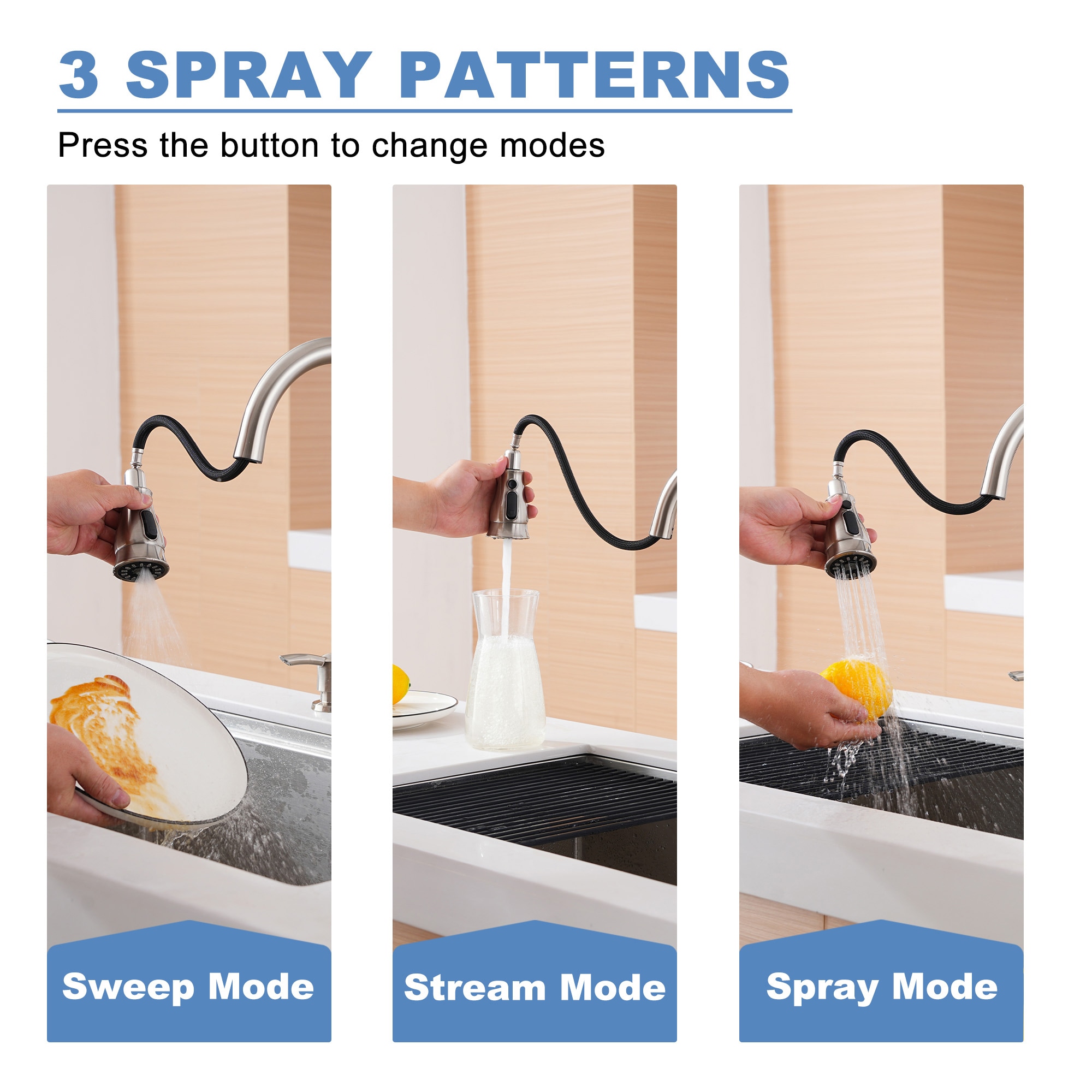 Clihome CL-MS365-1-CH Kitchen-Faucets - View #6