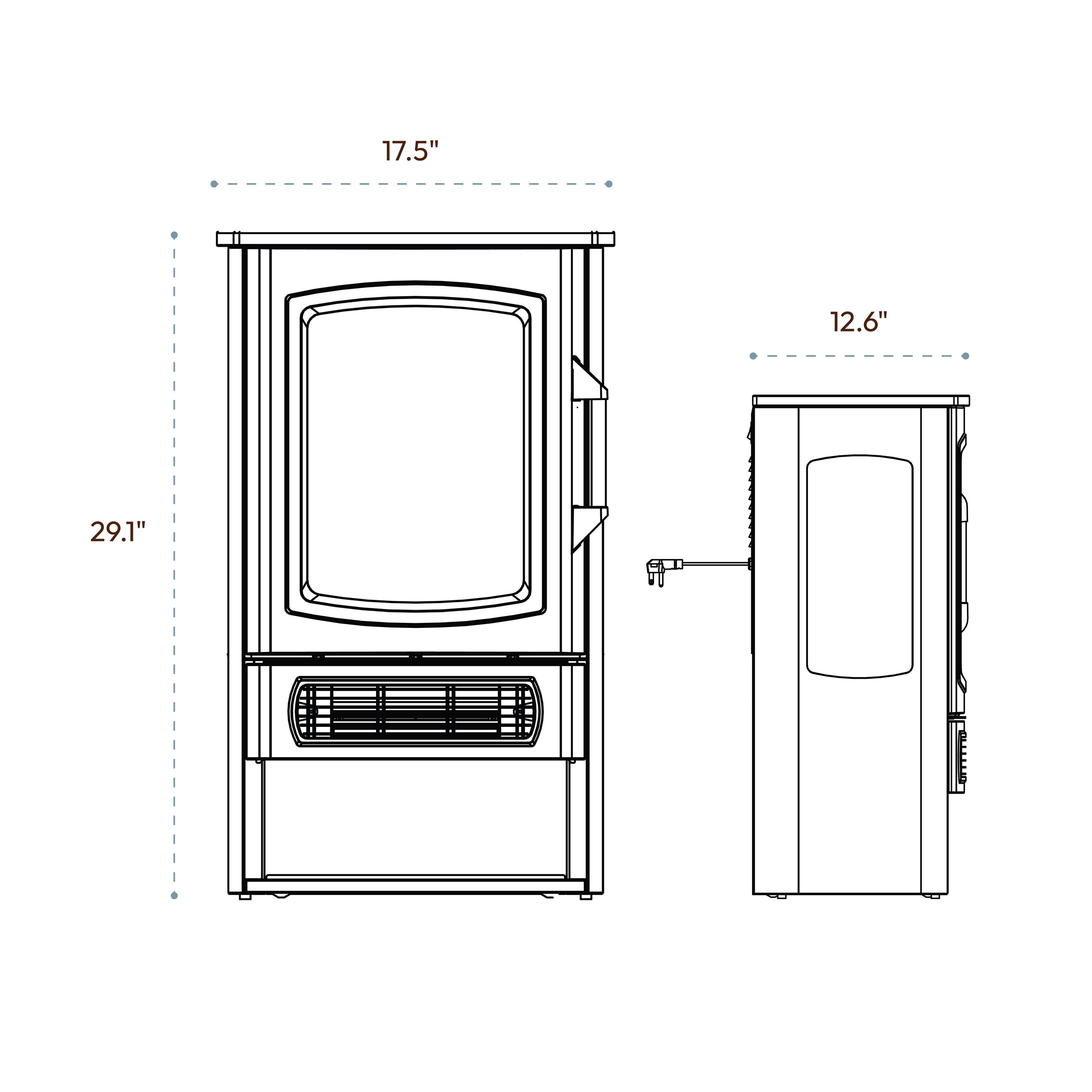 Cambridge CAM2918FSEF-1BLK Electric-Fireplaces - View #3